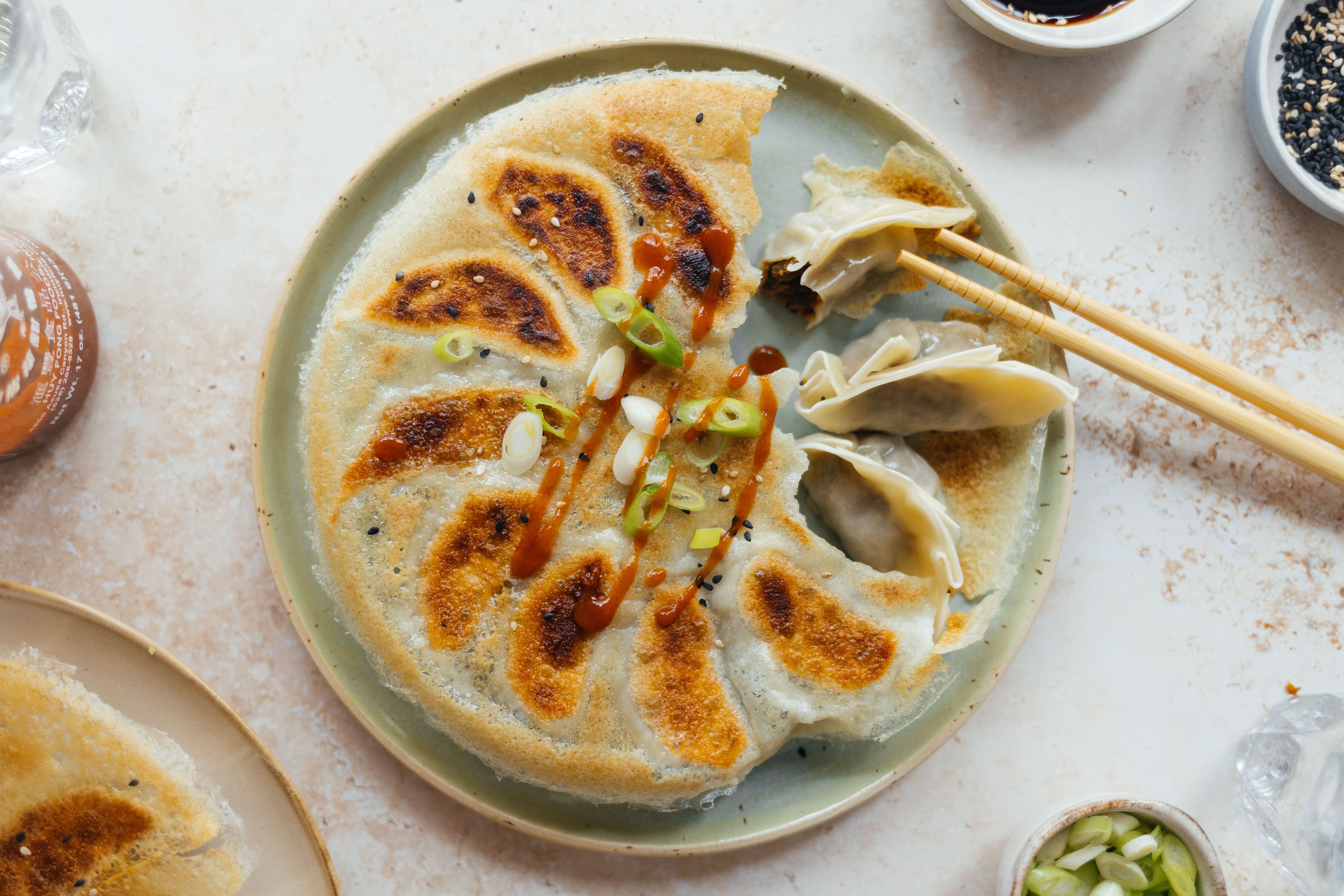 Vegan Crispy Skirt Potstickers
