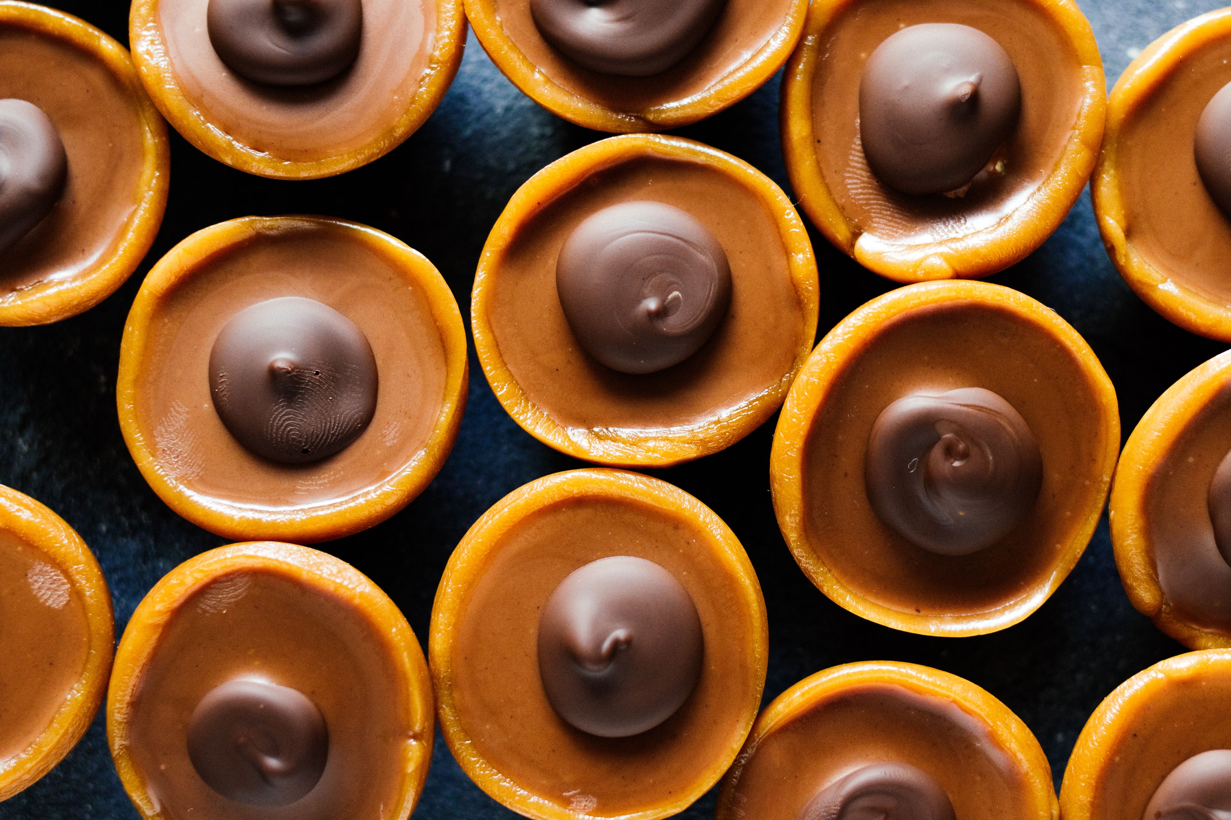 Vegan, homemade Toffifay