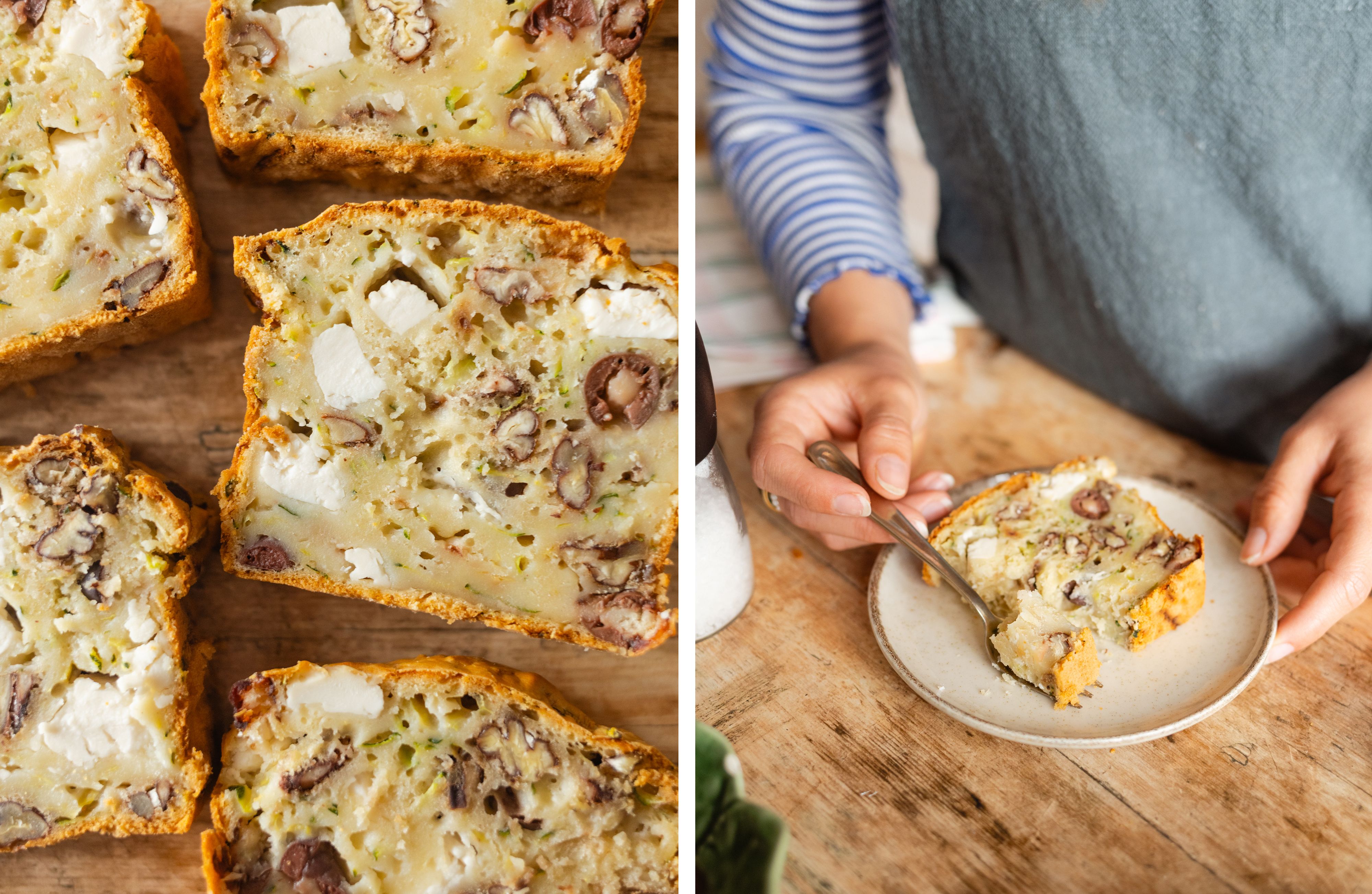 R776 Vegan Zucchini Bread with „Feta“ and Pecans