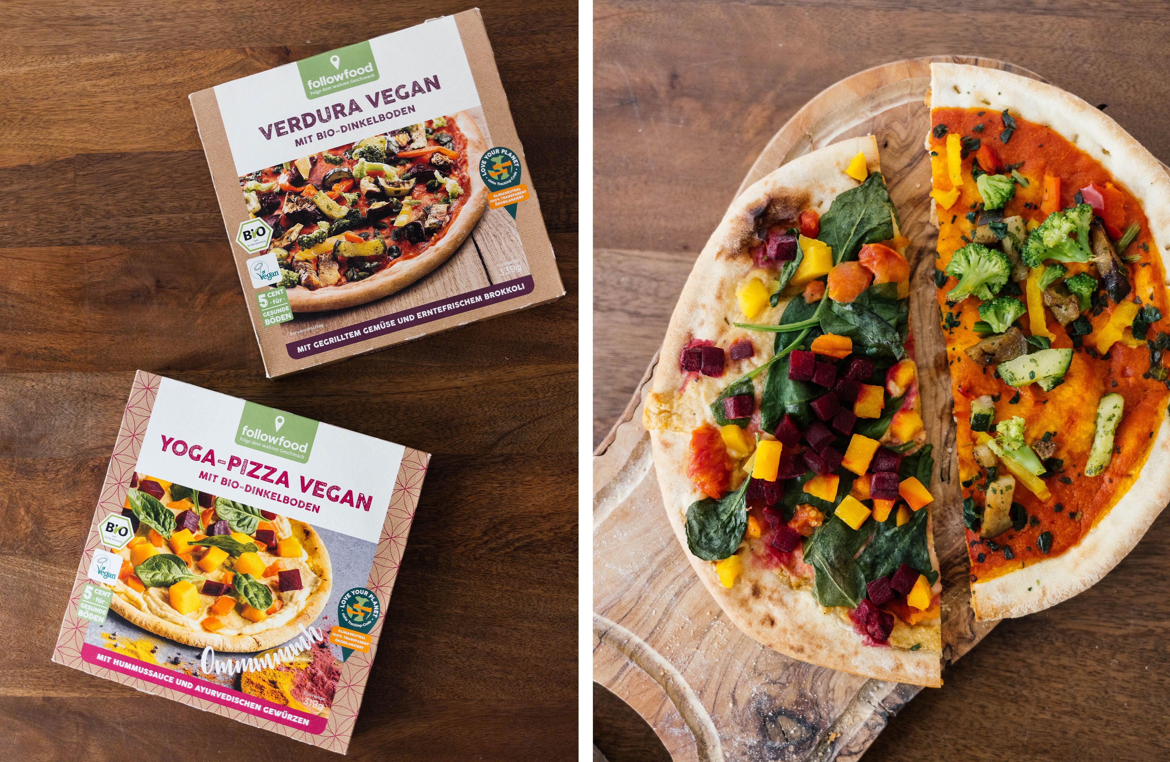 A185 Store-bought frozen vegan pizzas (in Germany)
