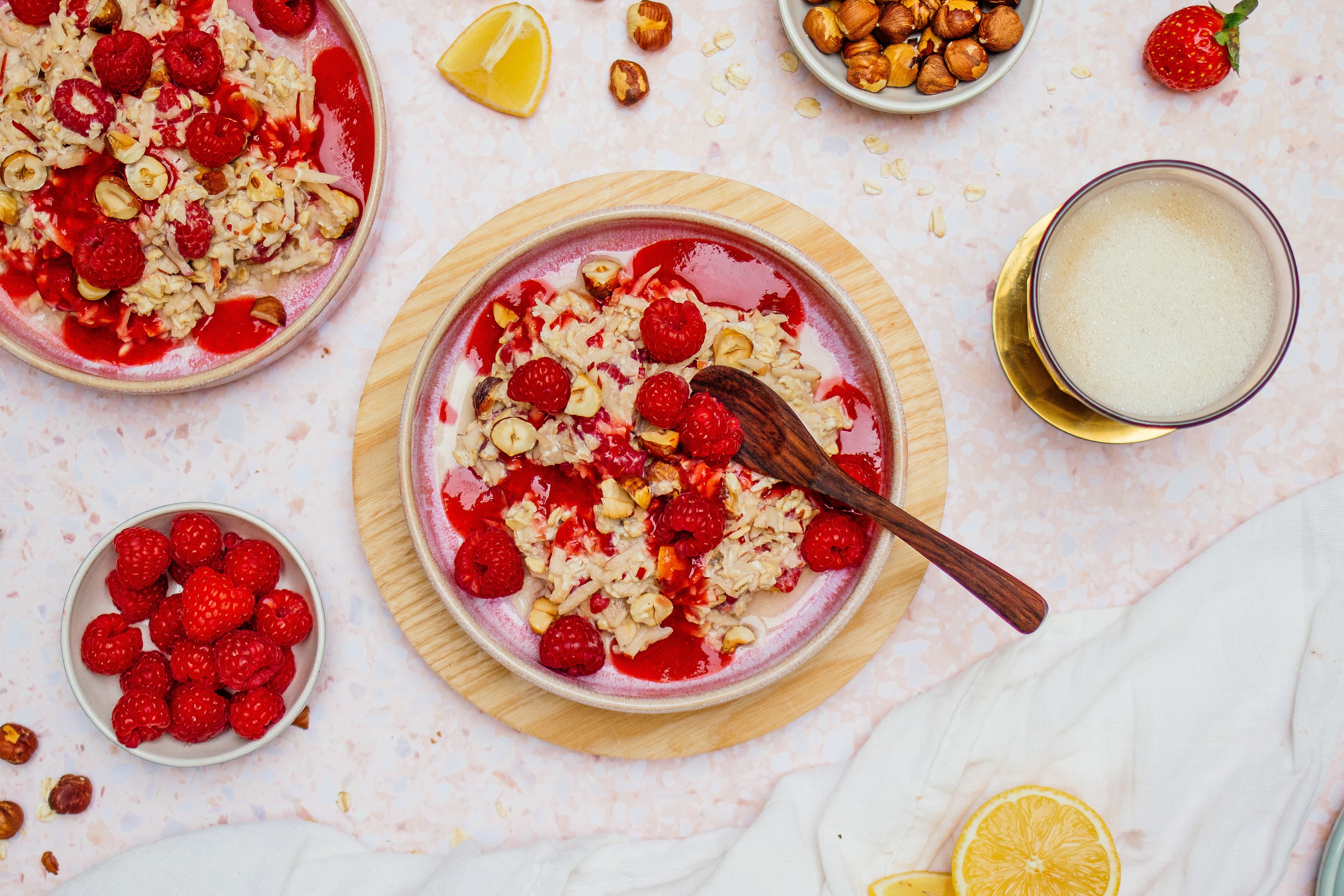 R620 Veganes Birchermüsli mit Vanille und Beeren