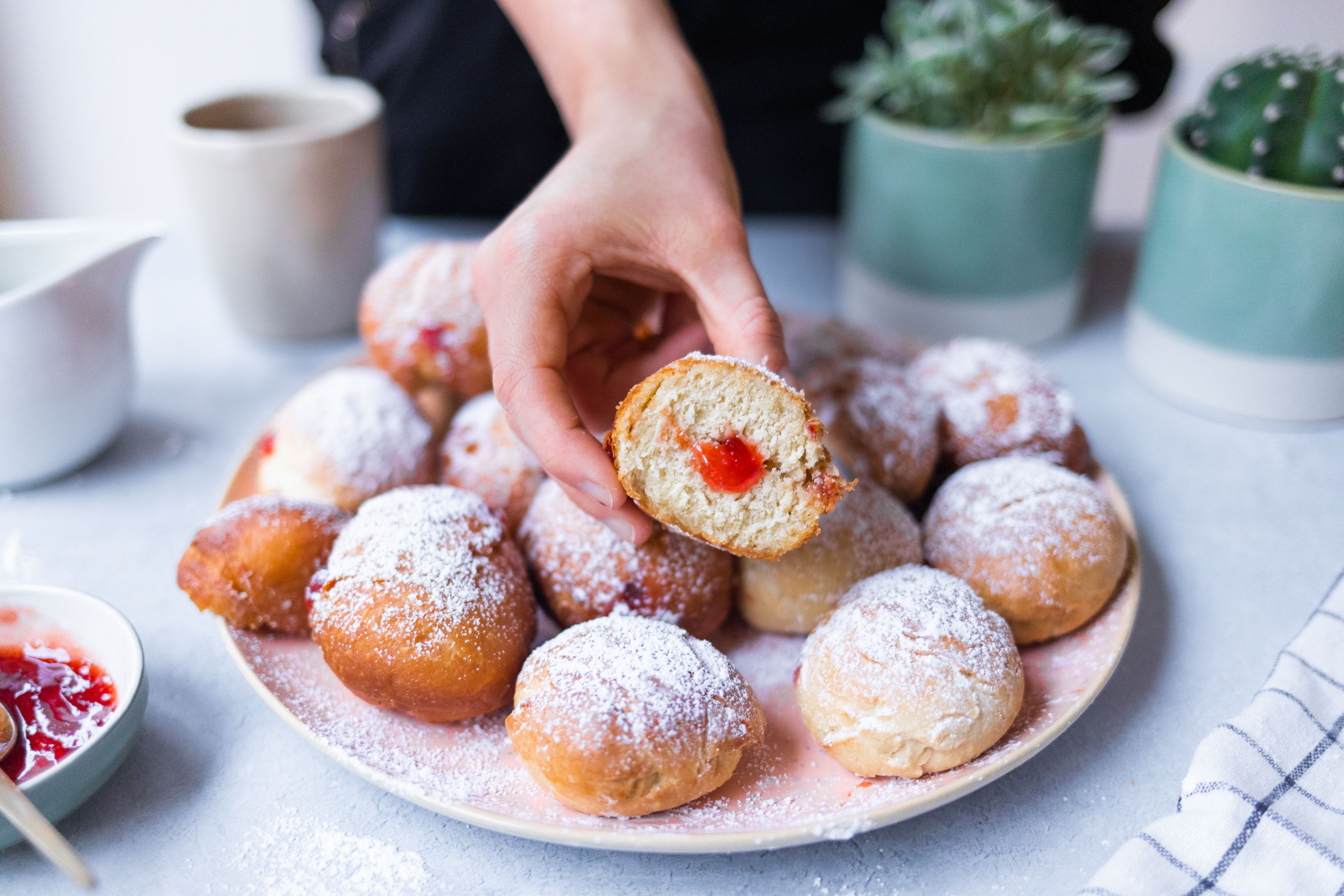 Vegan Jelly Doughnuts