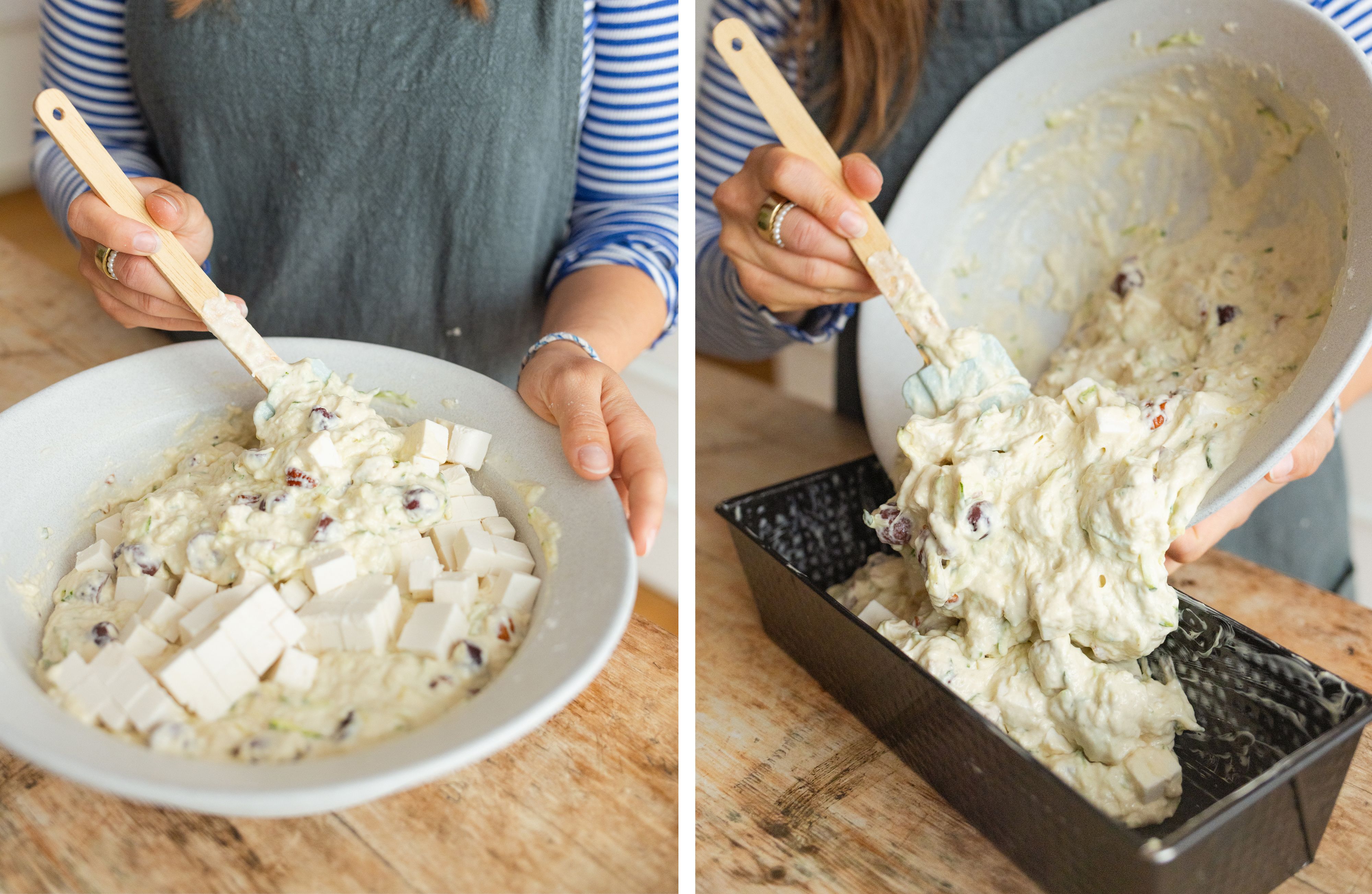 R776 Veganes Zucchinibrot mit „Feta“ und Pekannüssen