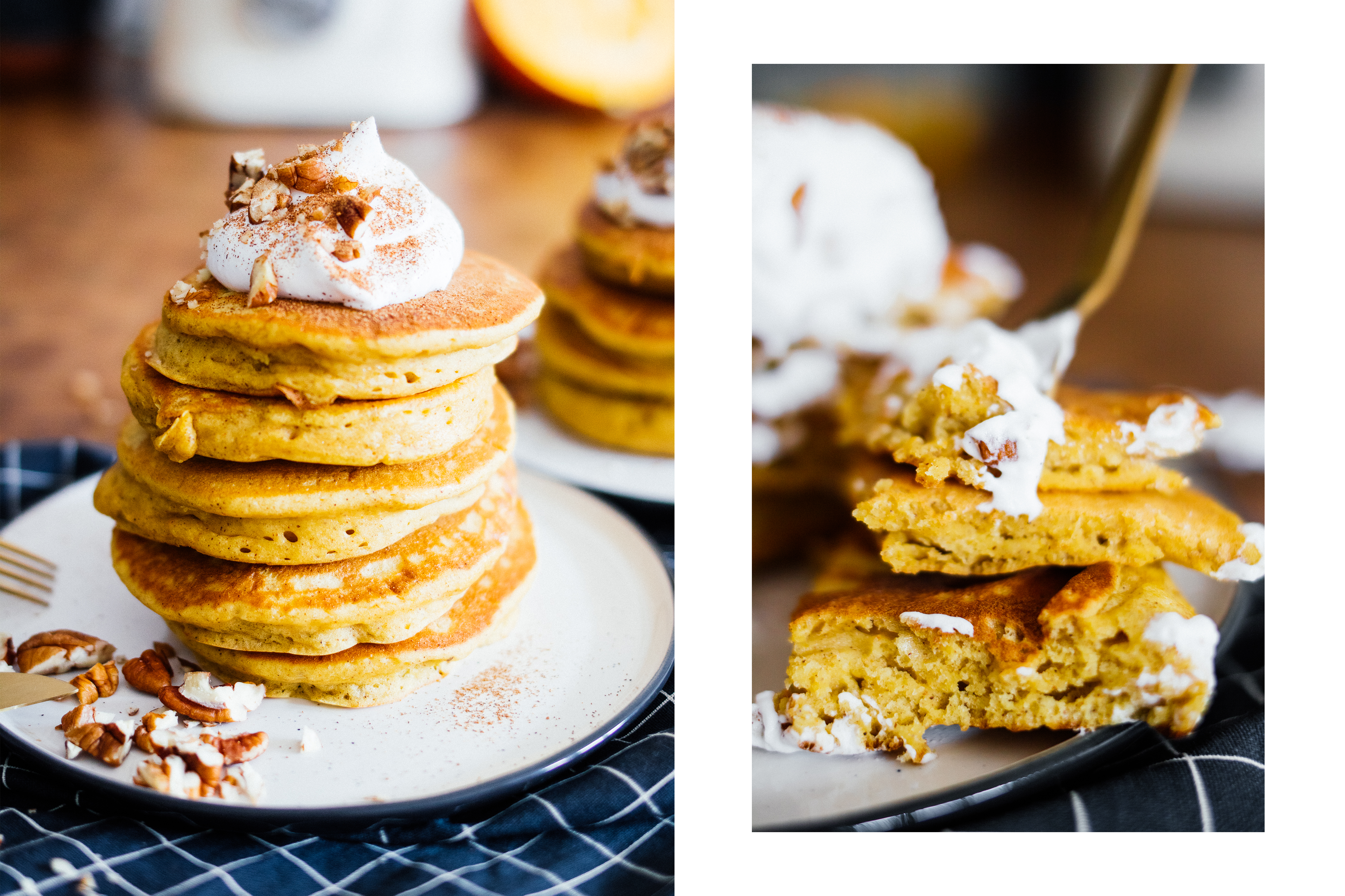R579 Vegan Pumpkin Spice Pancakes
