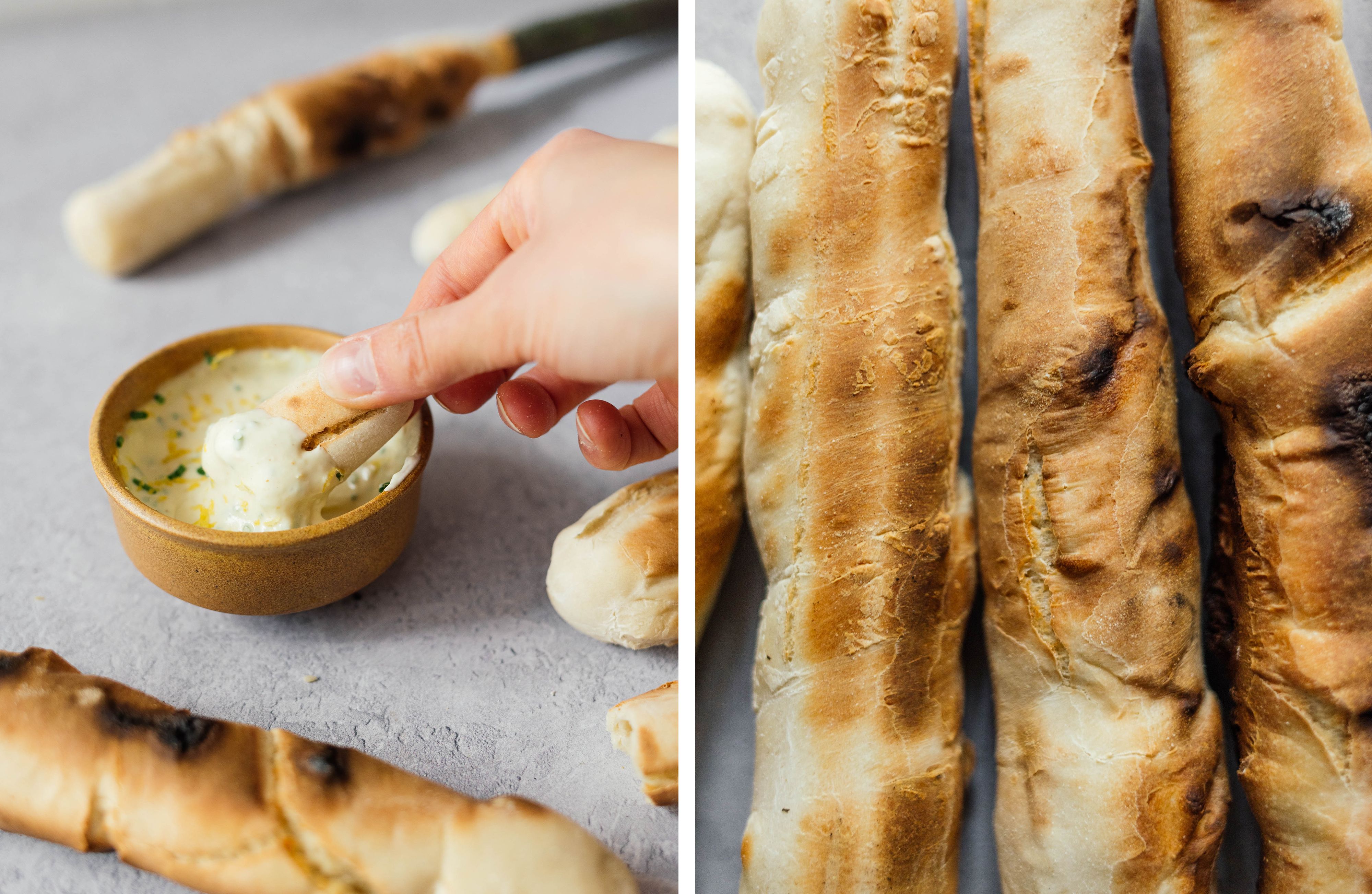 R815 Einfaches veganes Stockbrot