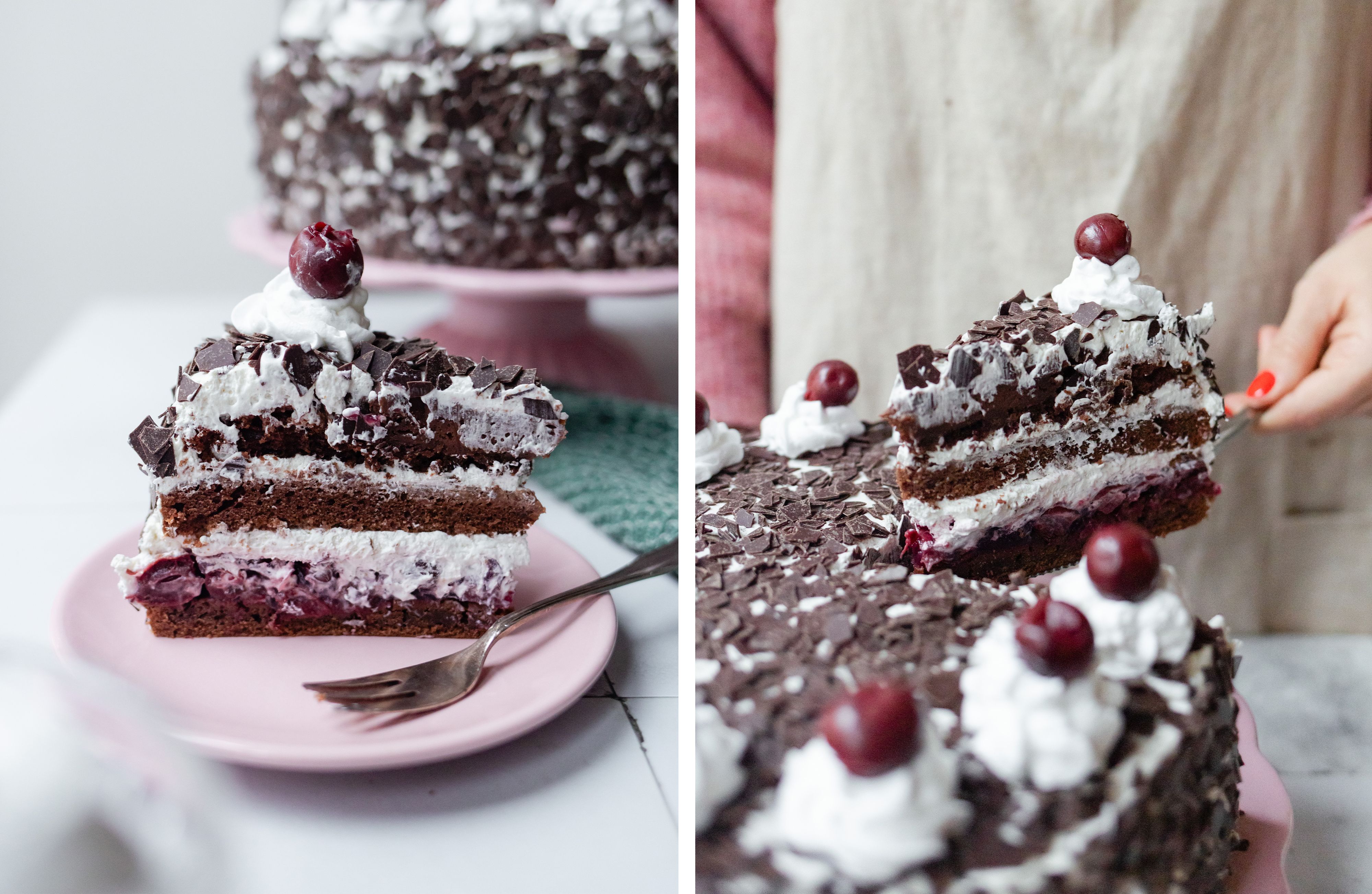R518 Vegane Schwarzwälder Kirschtorte