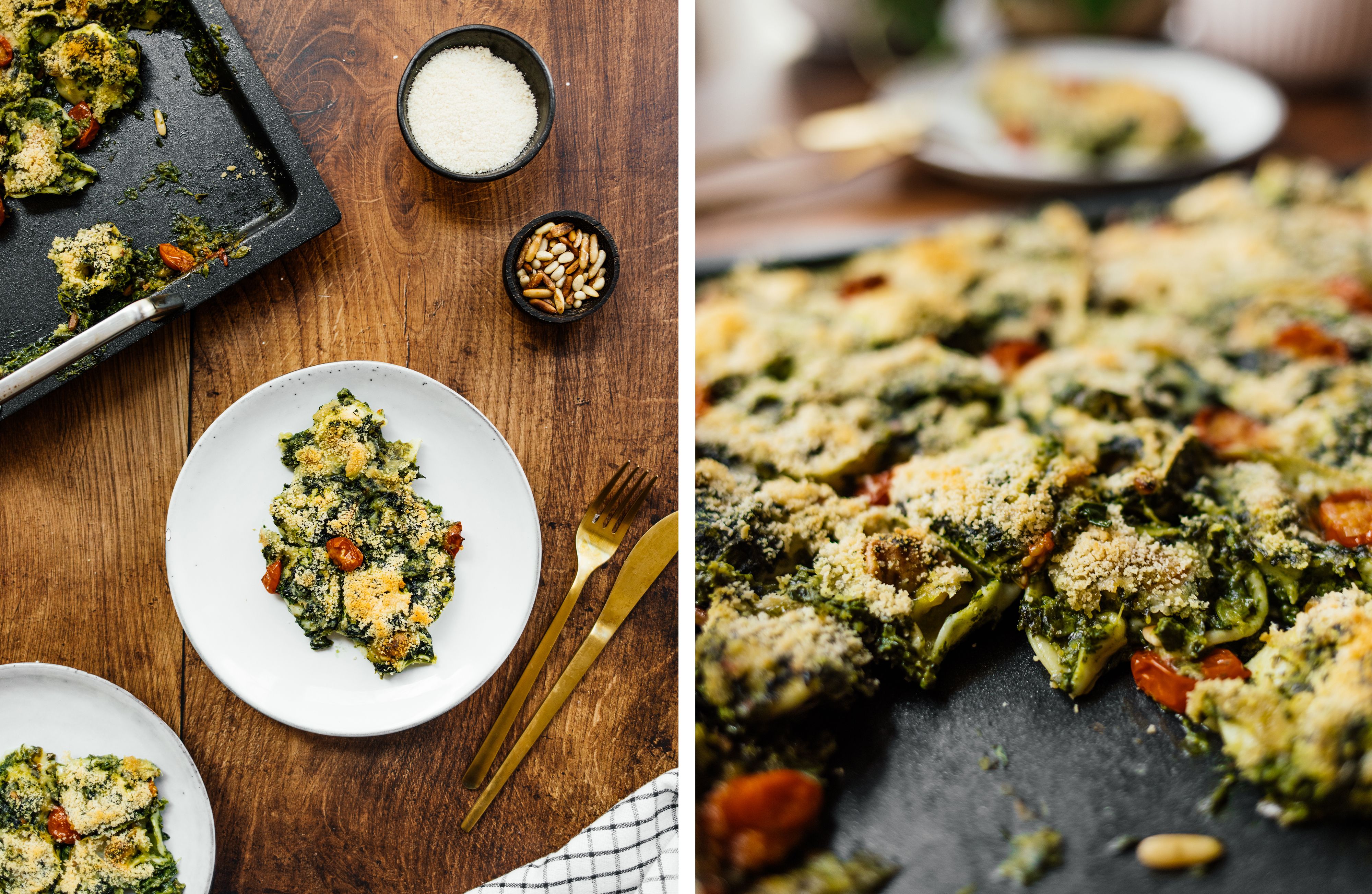 R731 Vegan Tortellini Casserole (with 5 ingredients)