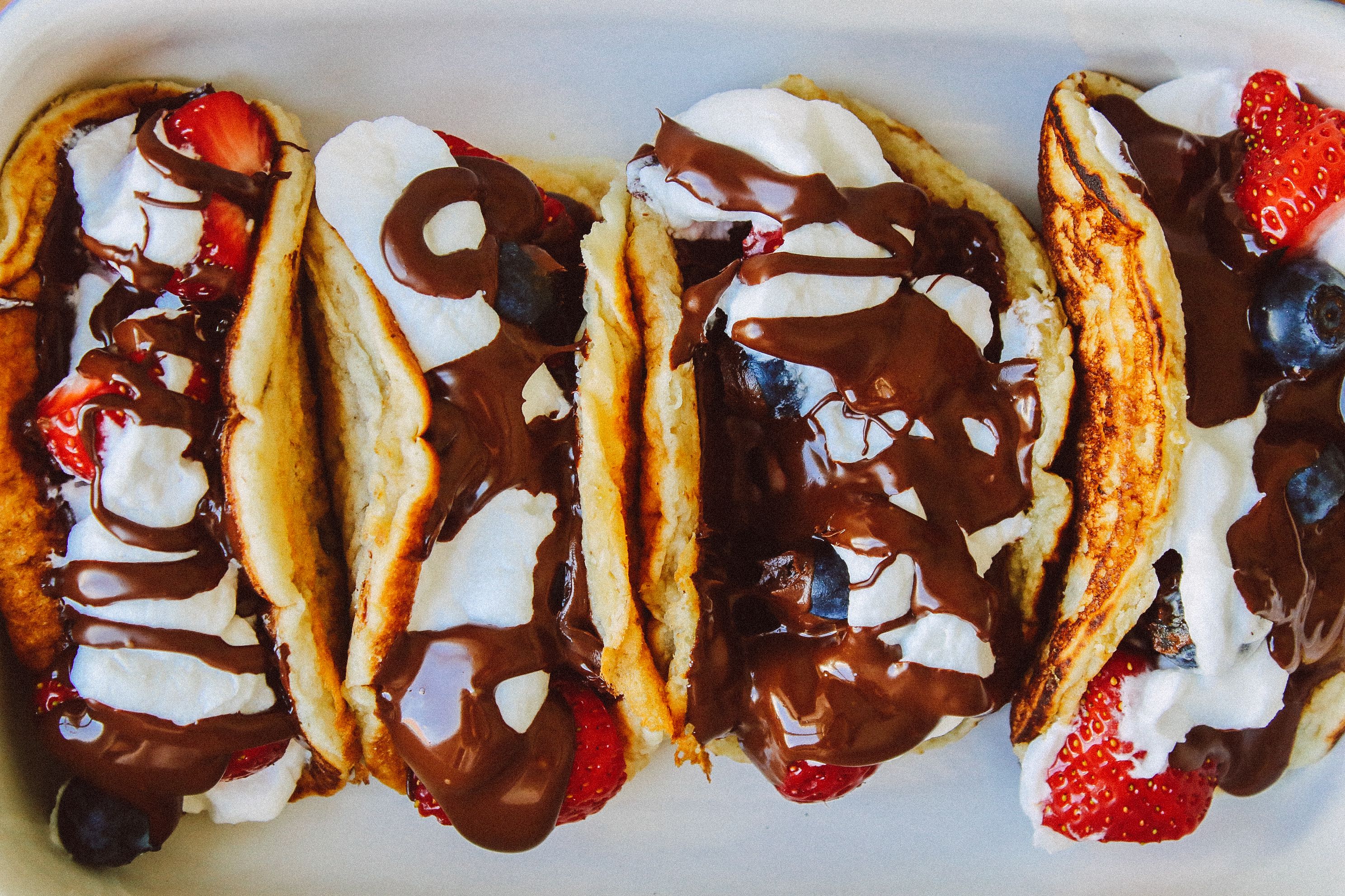 Vegan Sweet Pancake Tacos