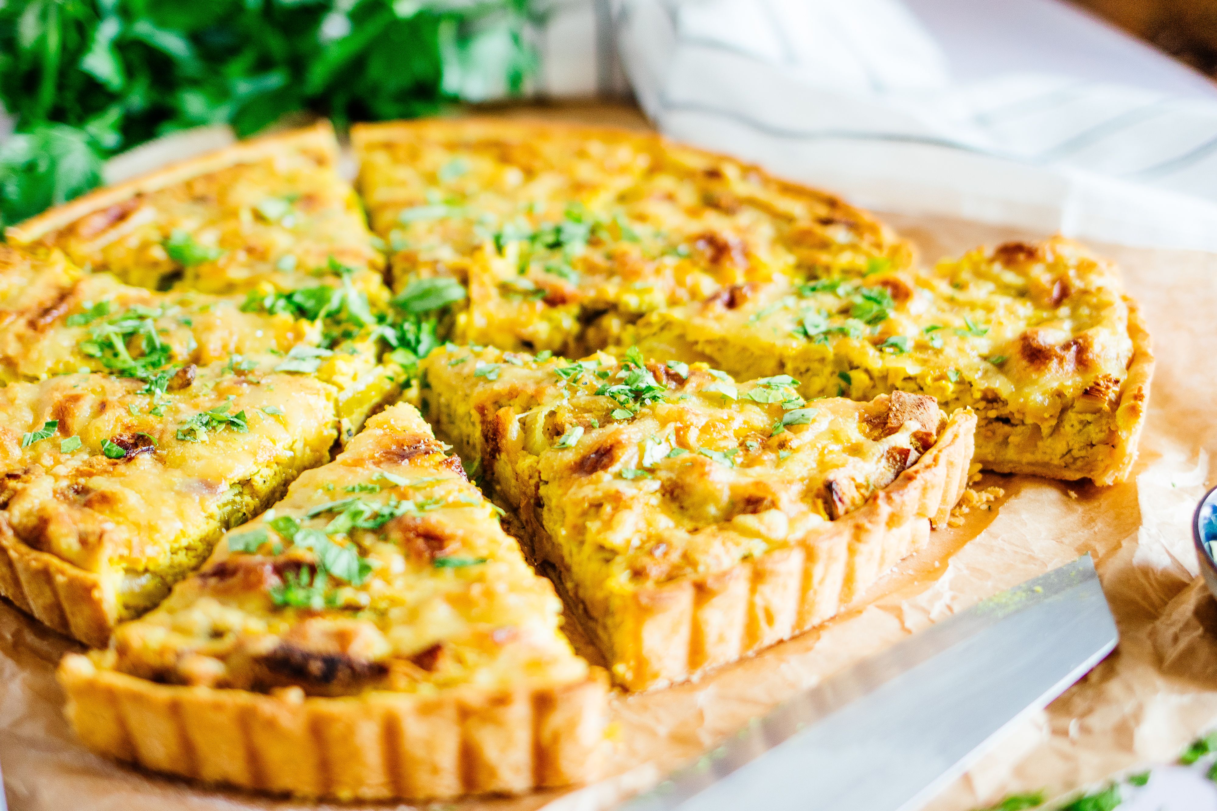 R45 Vegane Quiche Lorraine