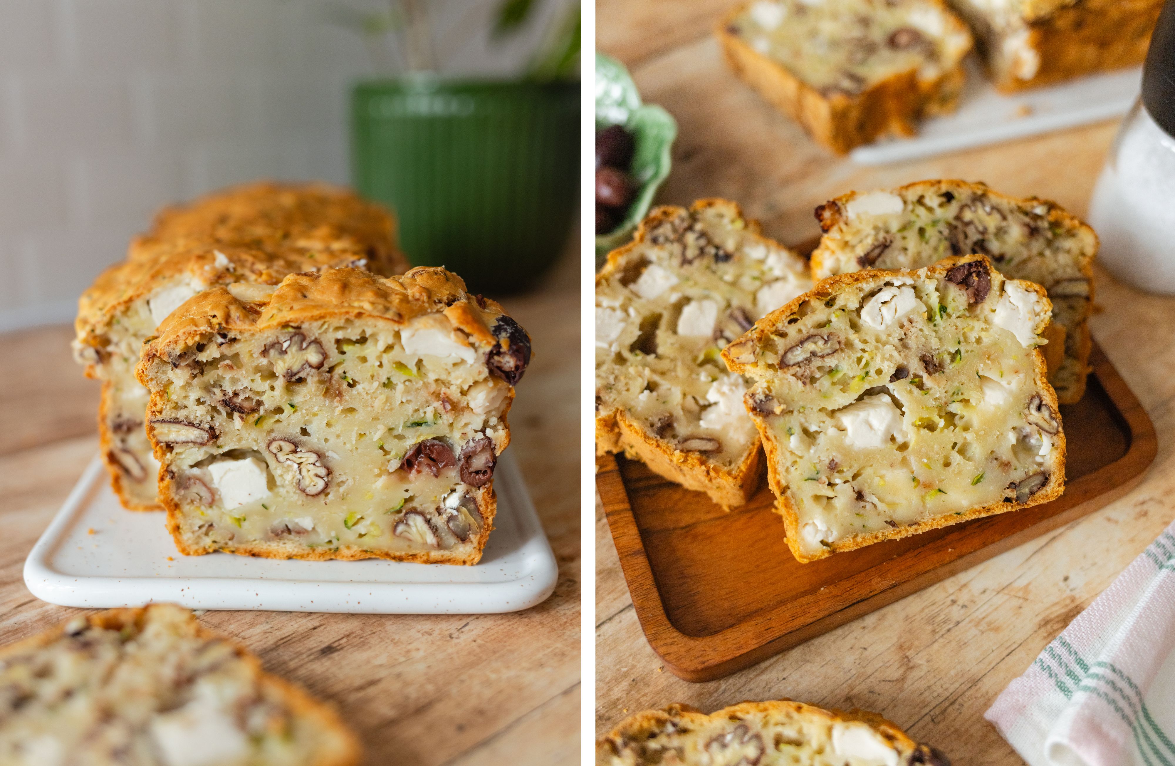 R776 Vegan Zucchini Bread with „Feta“ and Pecans