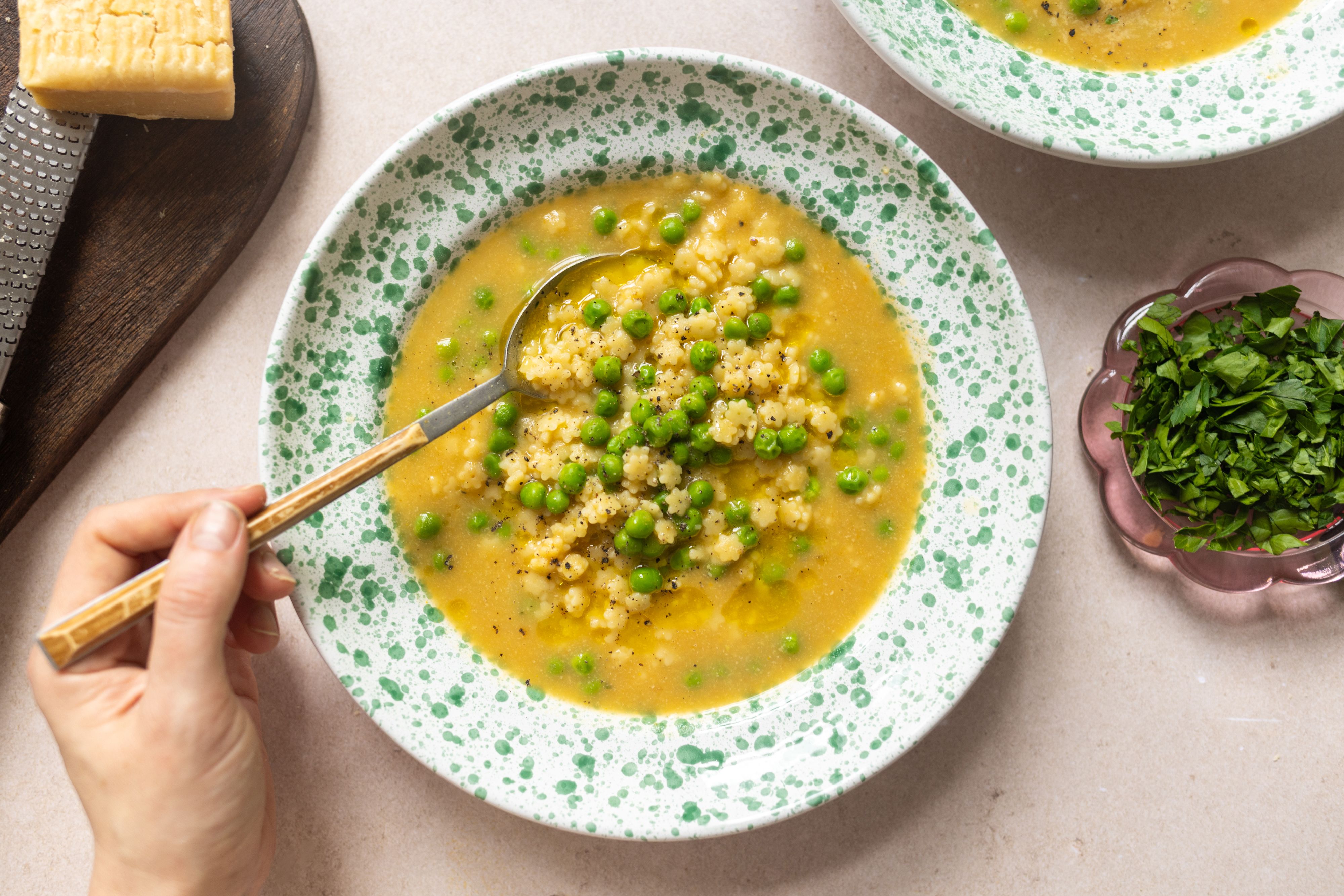 Vegan Pasta Soup à la Italian Pastina