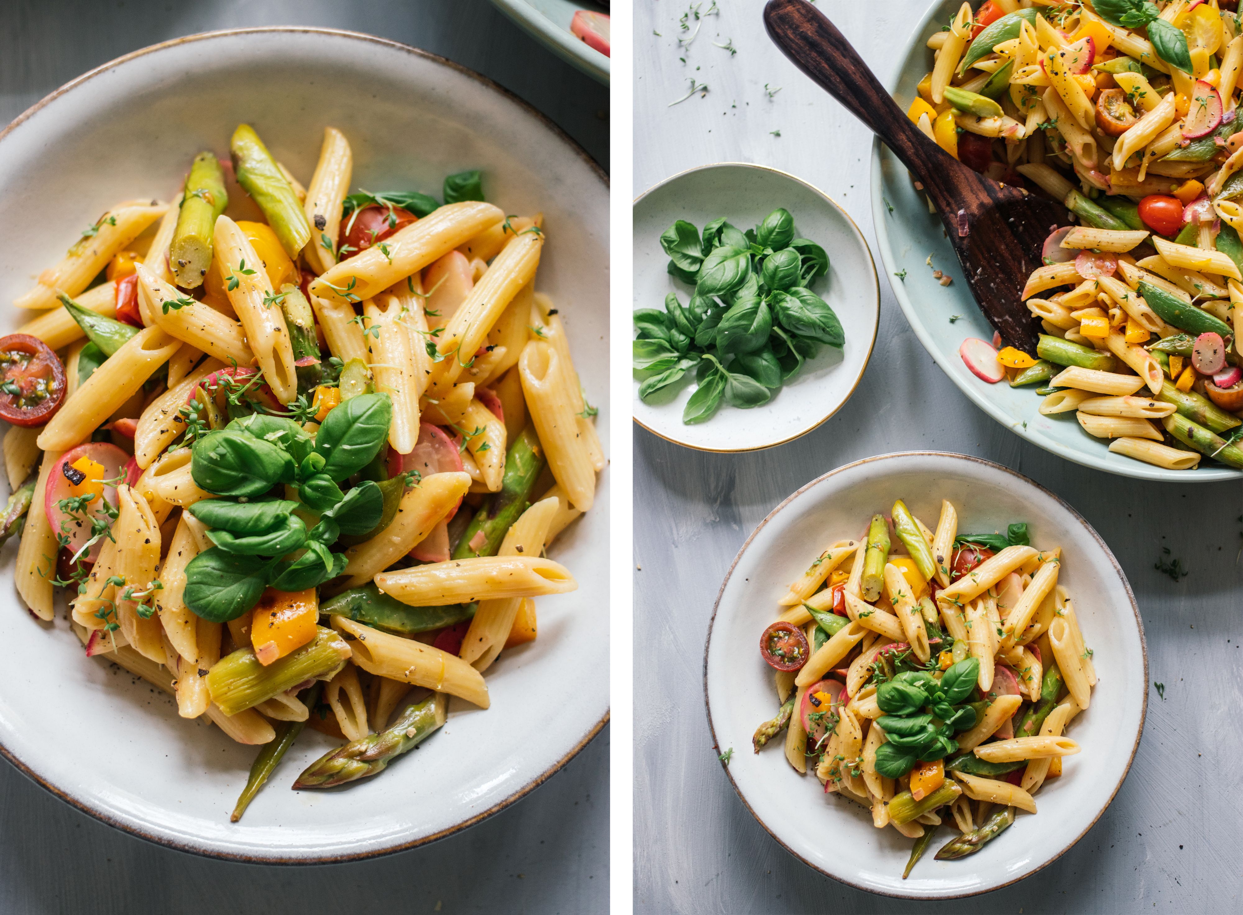 R498 Vegan Pasta Primavera