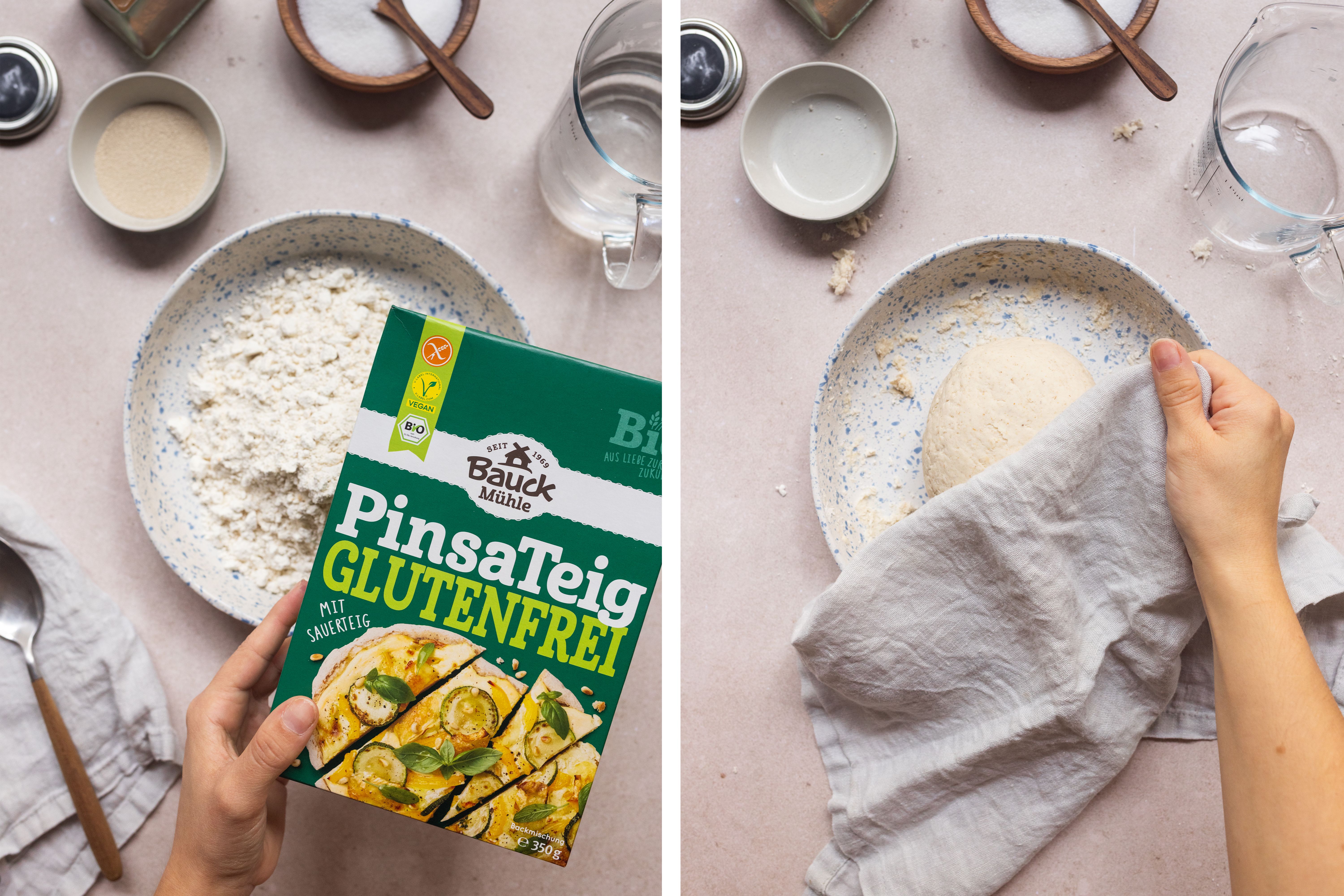 R1004 Vegane und Glutenfreie Zimtschnecken-Pinsa 