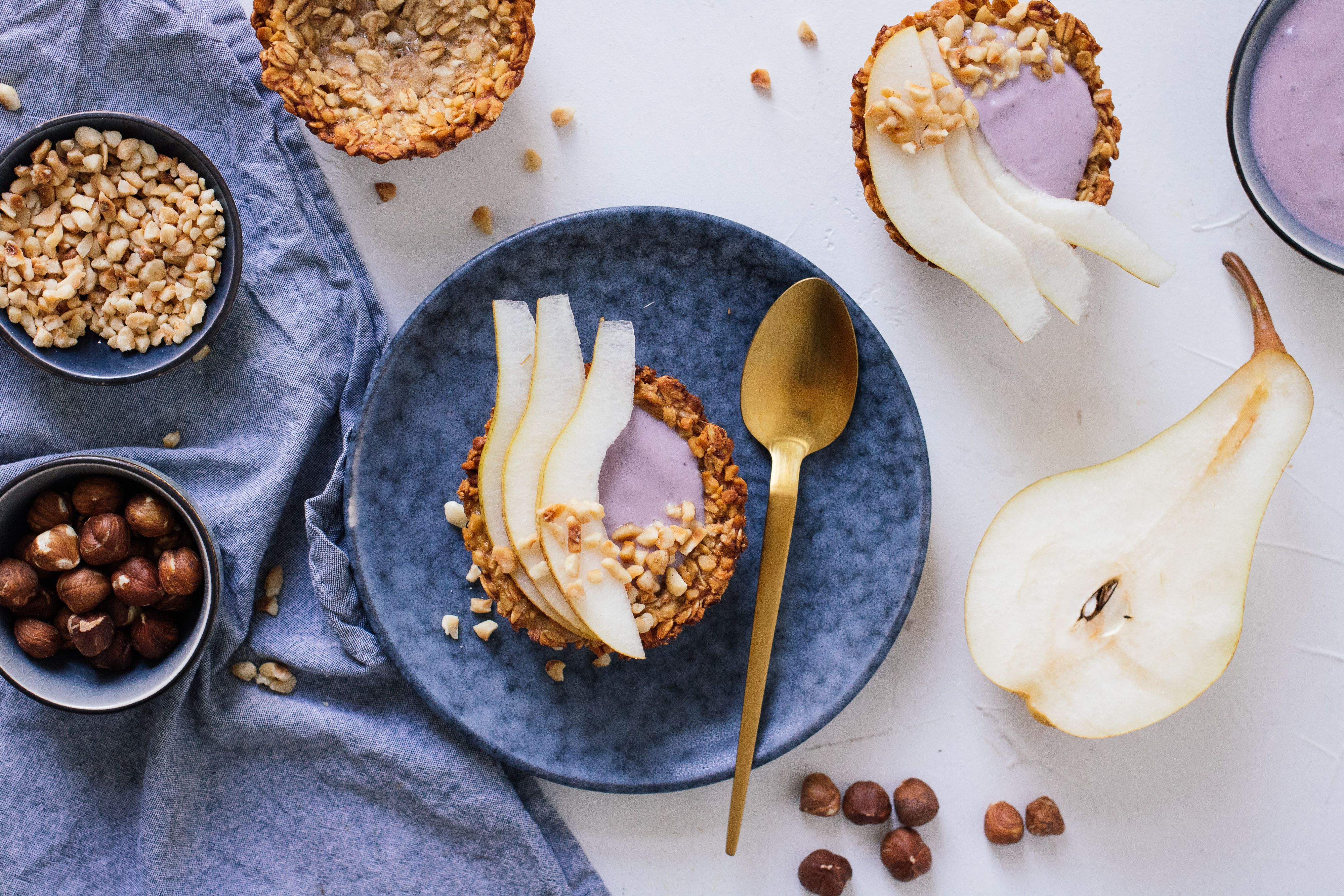 R234 Schnelle Granola-Cups mit Blaubeerjoghurt