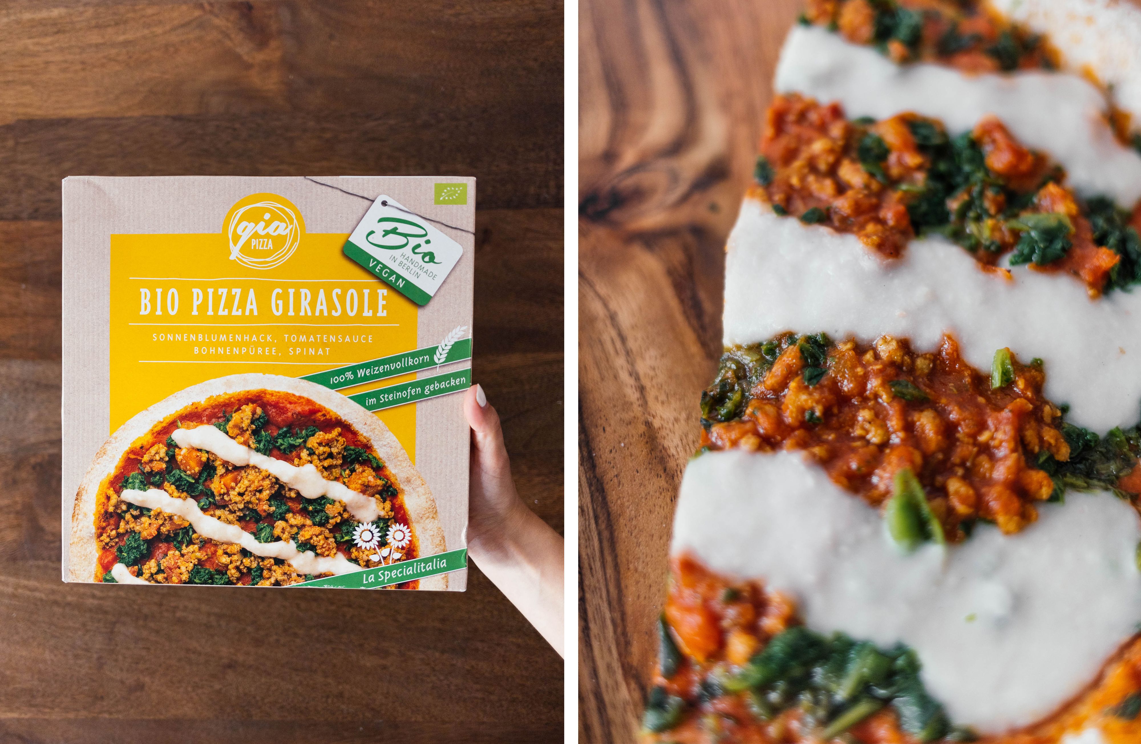 A185 Store-bought frozen vegan pizzas (in Germany)