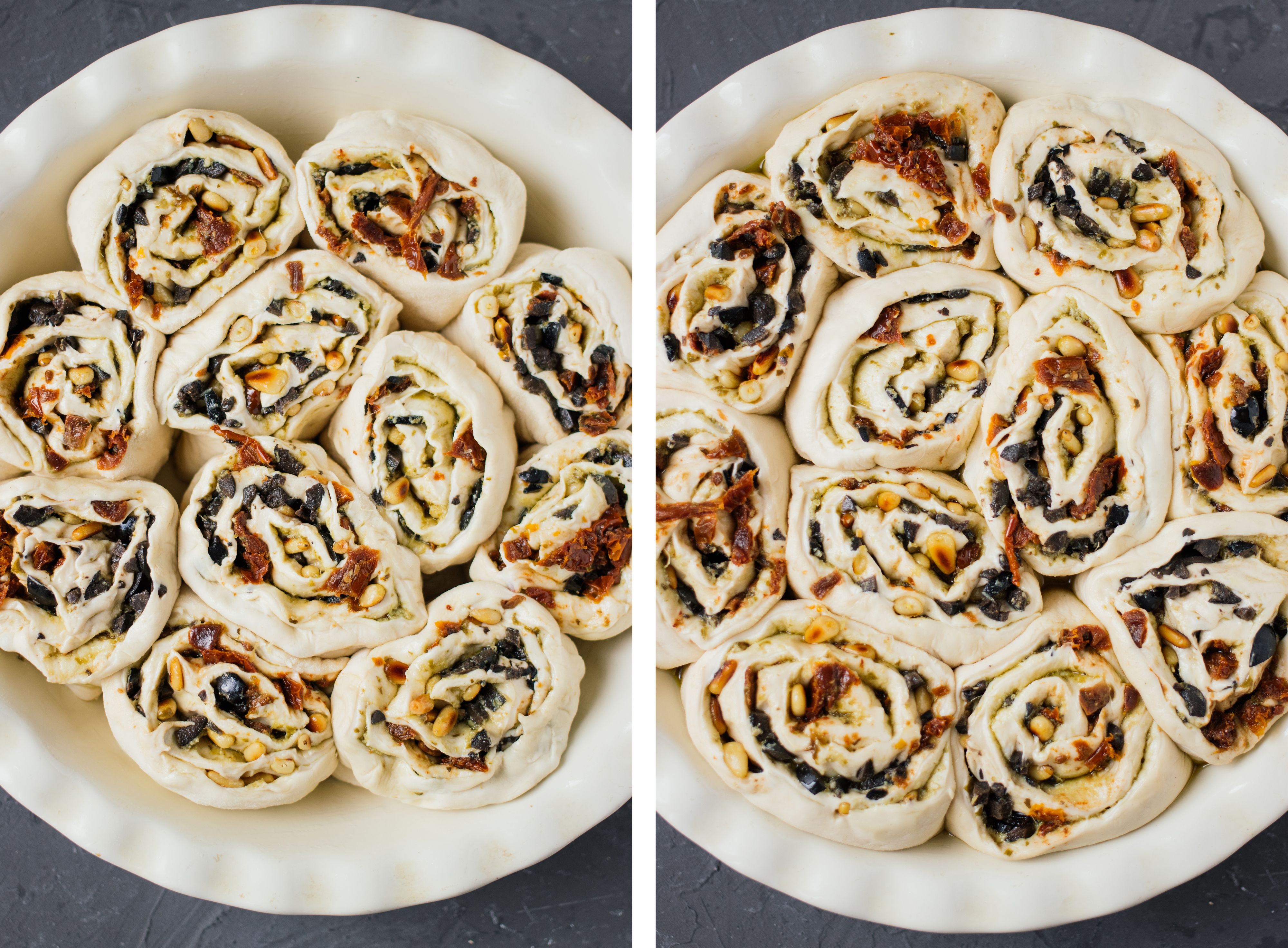 R5 Vegane Pesto-Hefeschnecken