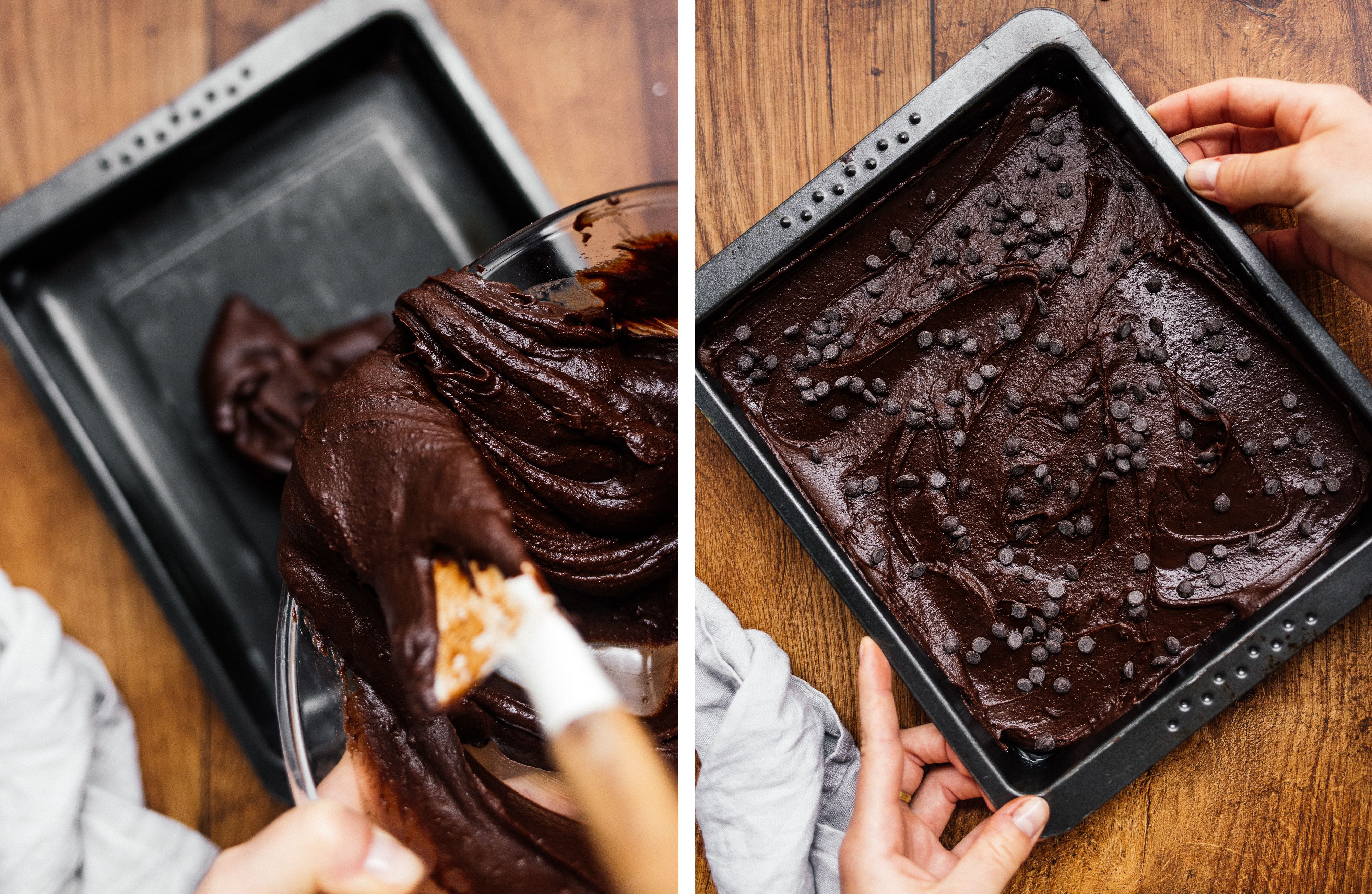 R150 Saftige, vegane Schokoladenbrownies