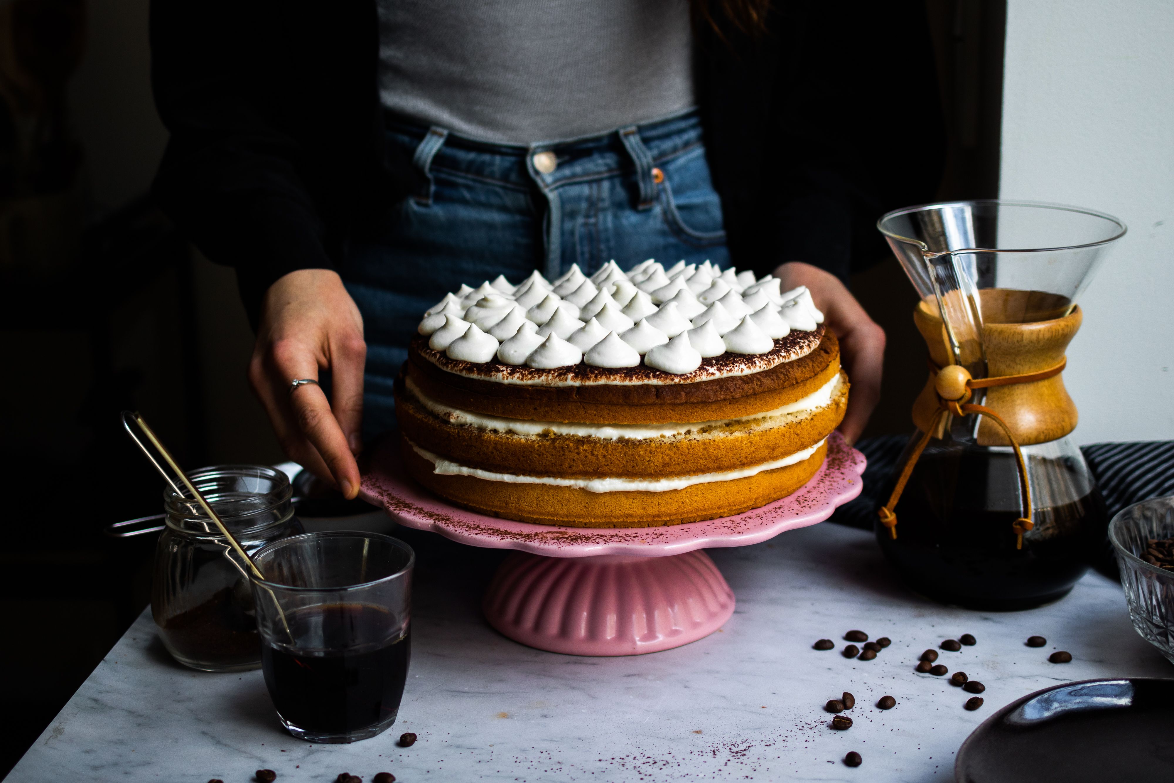 Vegane Tiramisu-Torte