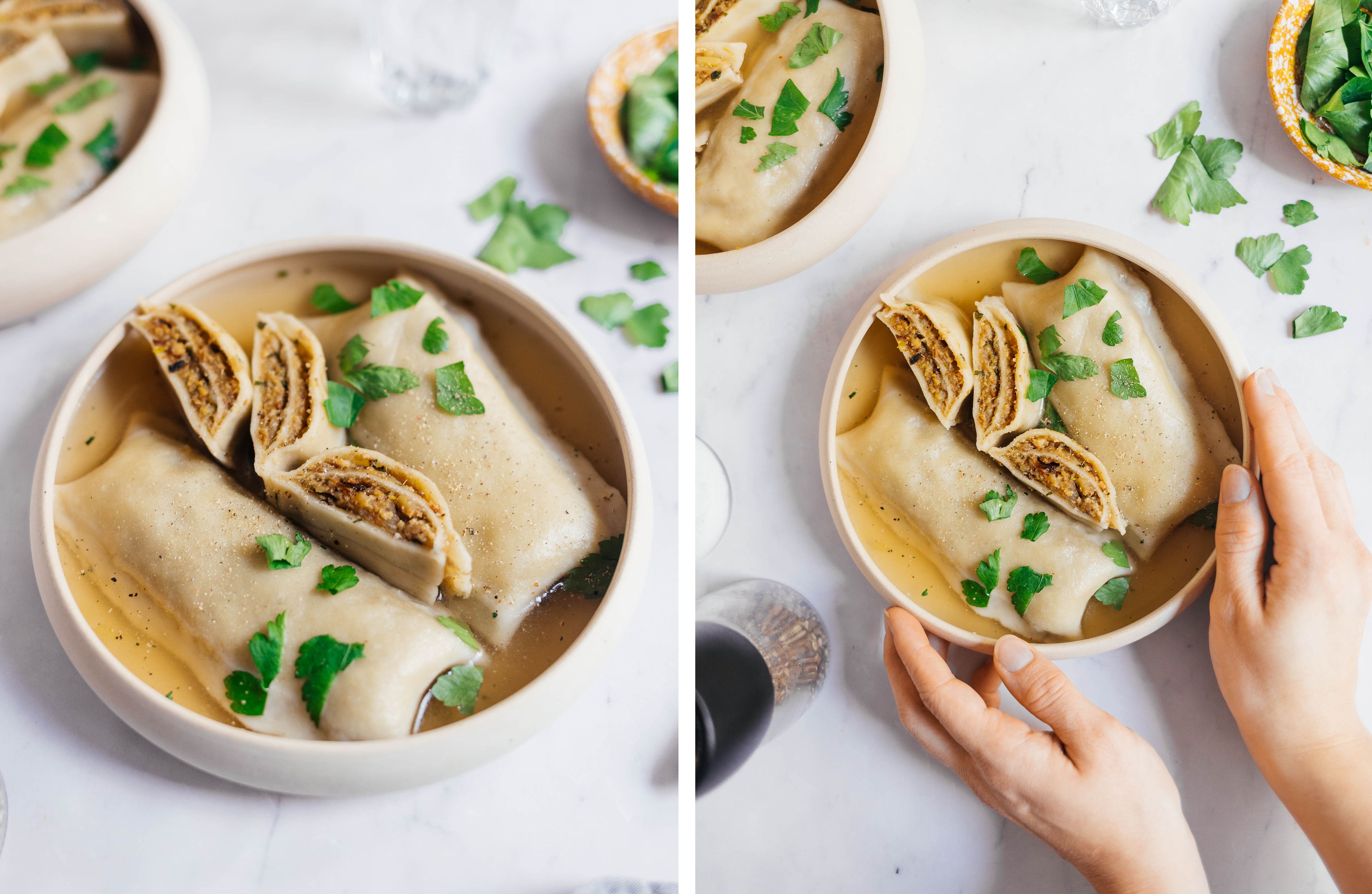 R226 Vegane Maultaschen mit Gemüsefüllung