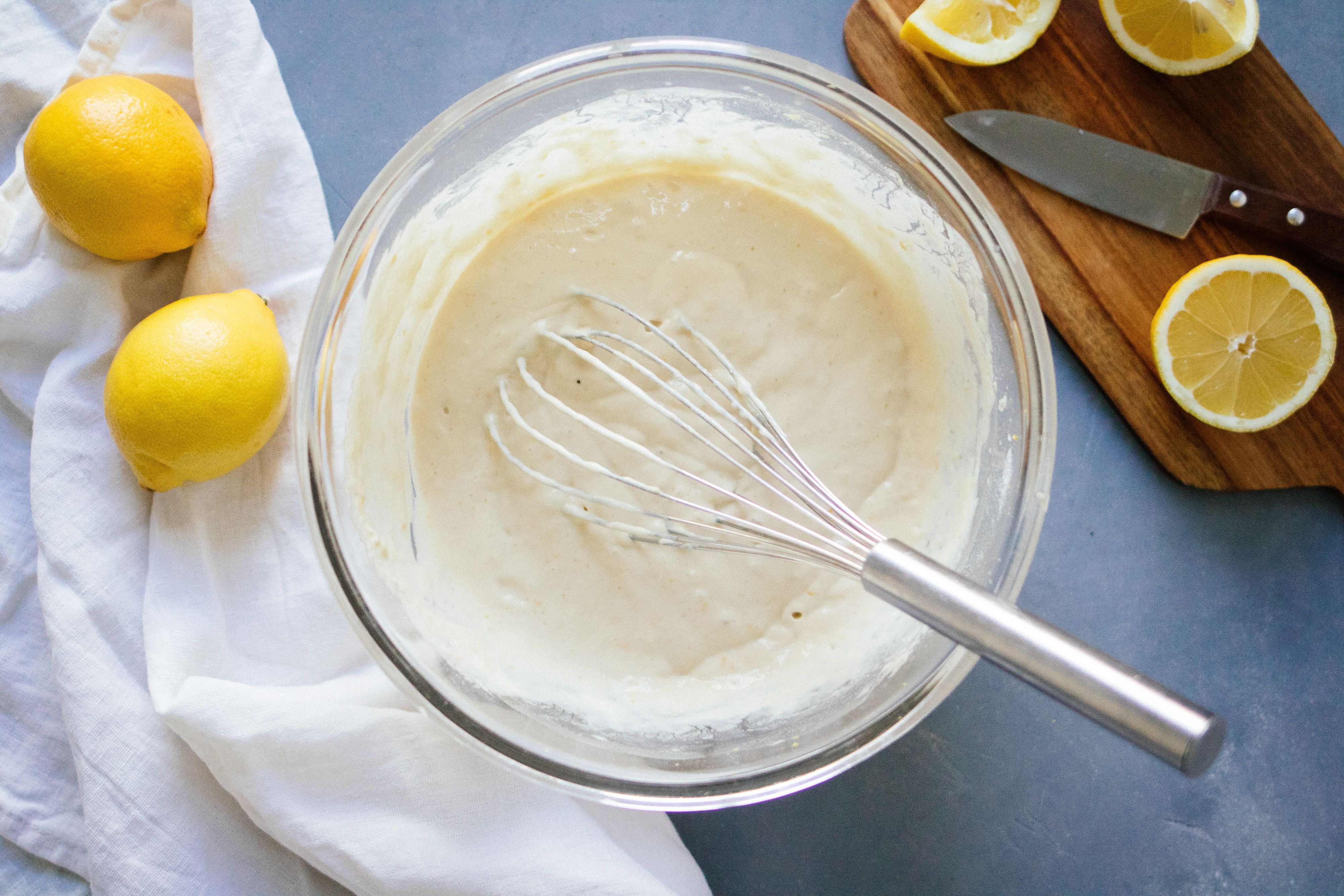 R354 Vegane Pancakes mit Zitrone & Joghurt