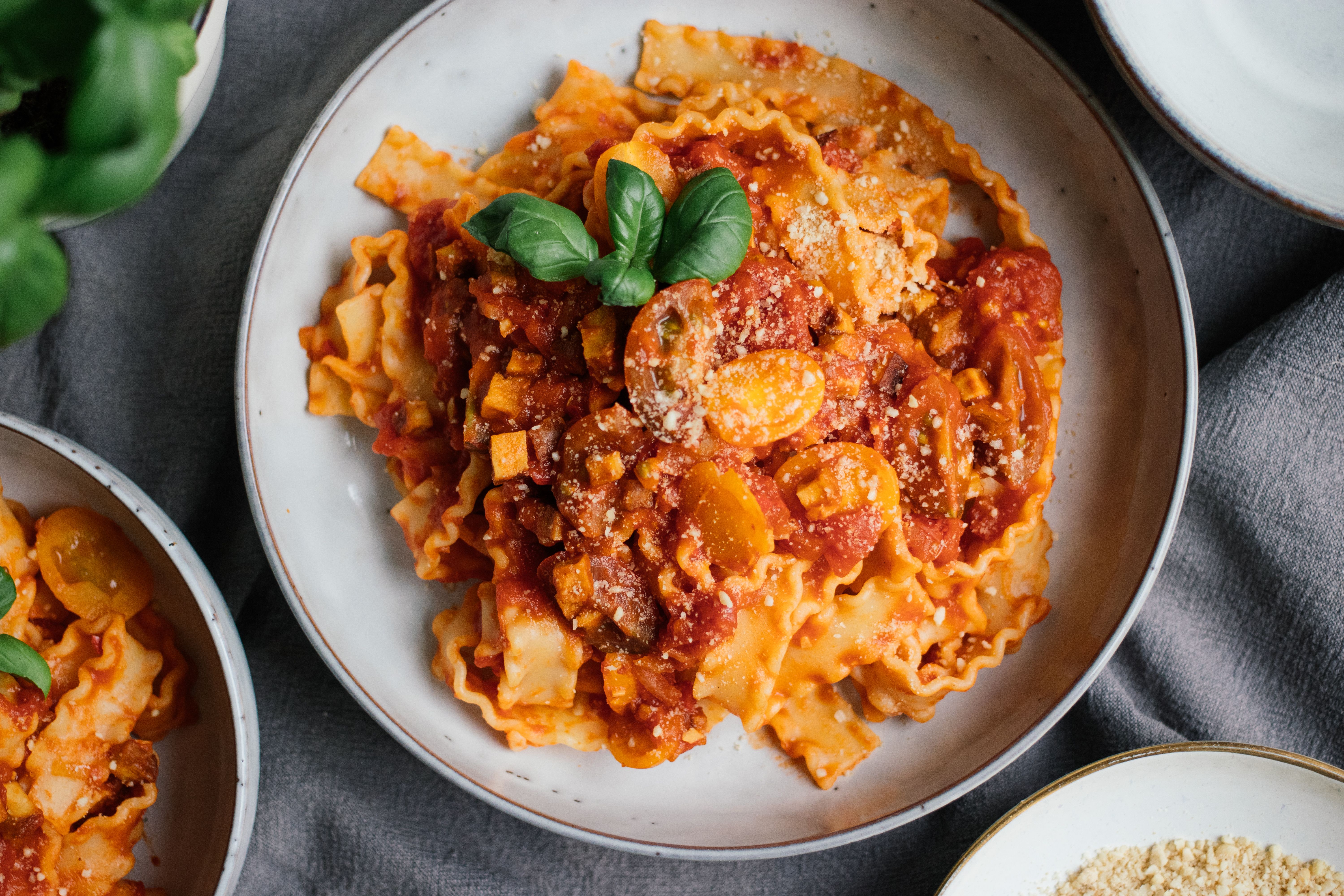 Vegan Pasta All'Amatriciana