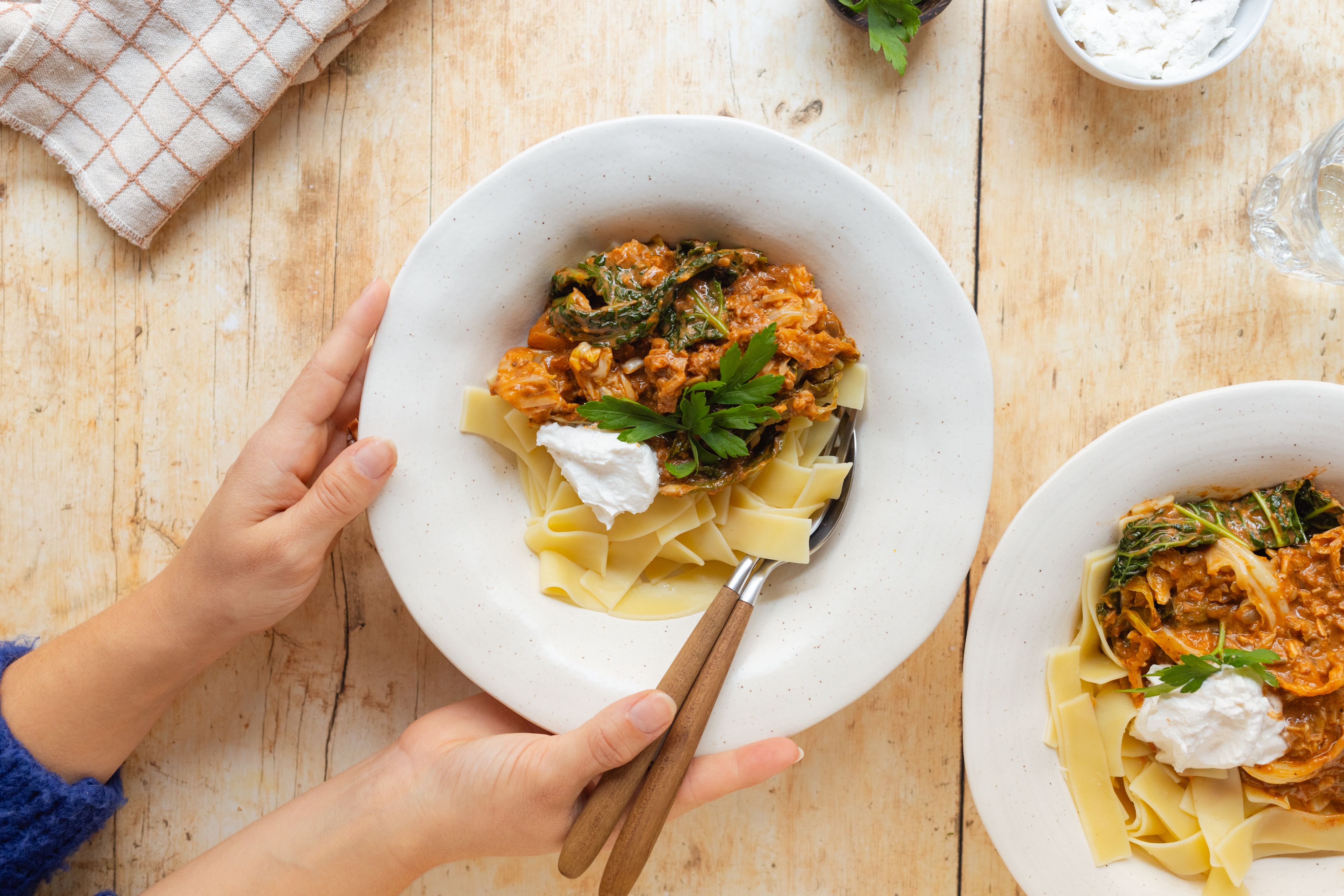R961 Vegan Cabbage Roll Pasta