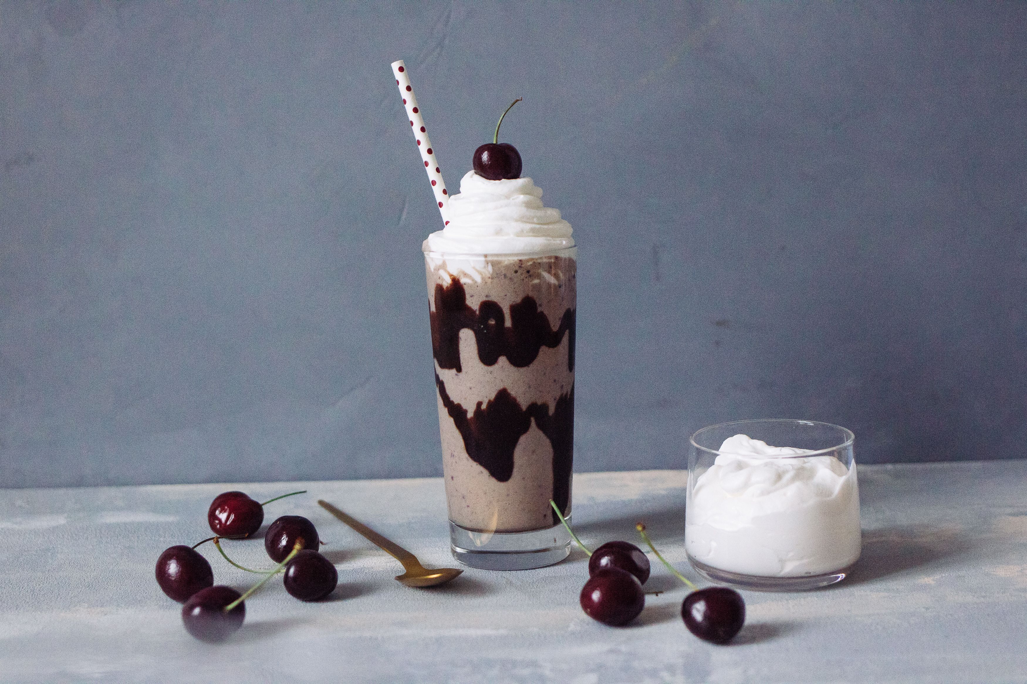 Vegan Cherry Vanilla Milkshake