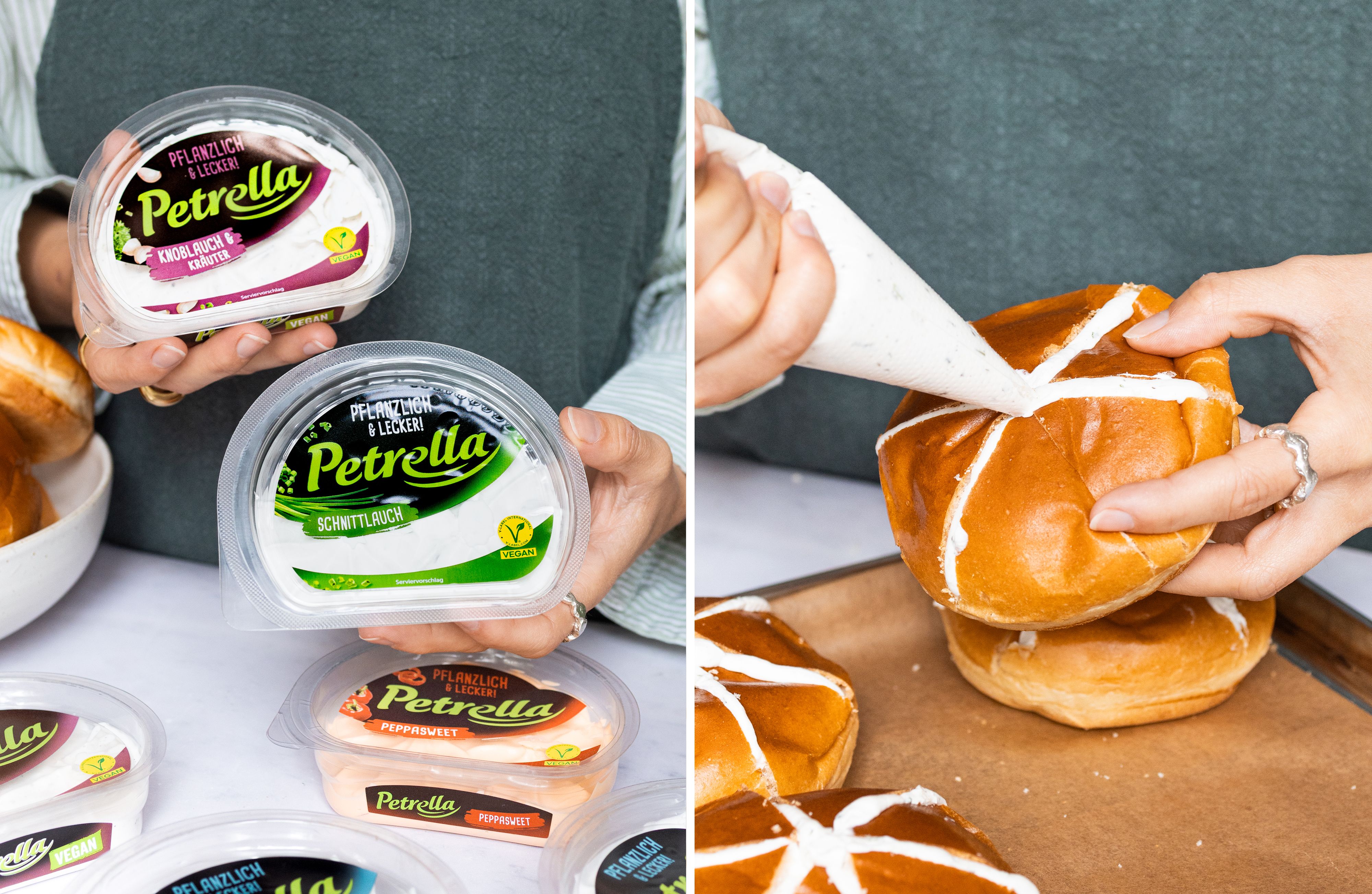  R1019 - Petrella - Gefüllte Frischkäse-Brötchen