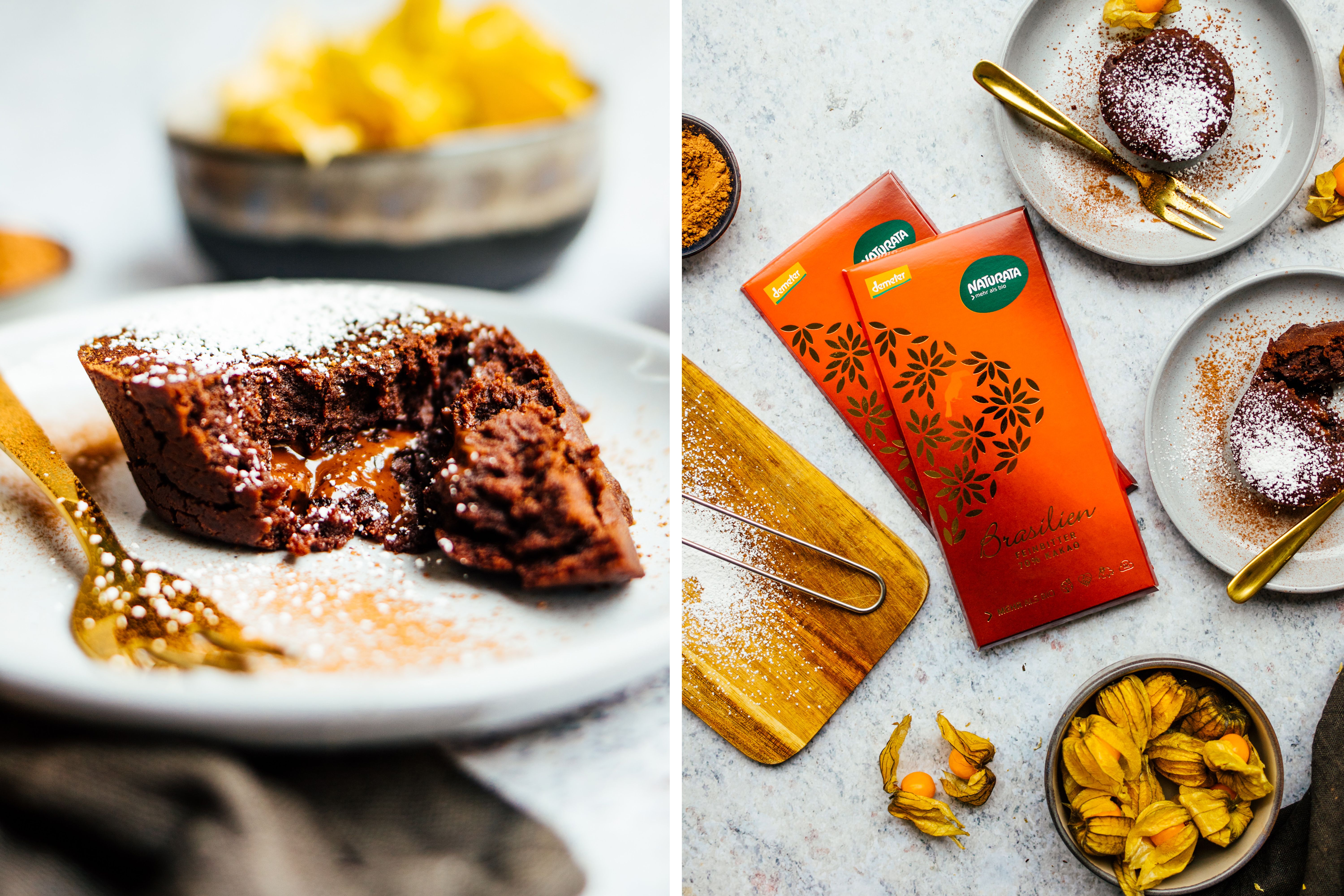 R630 Vegan Lava Cakes