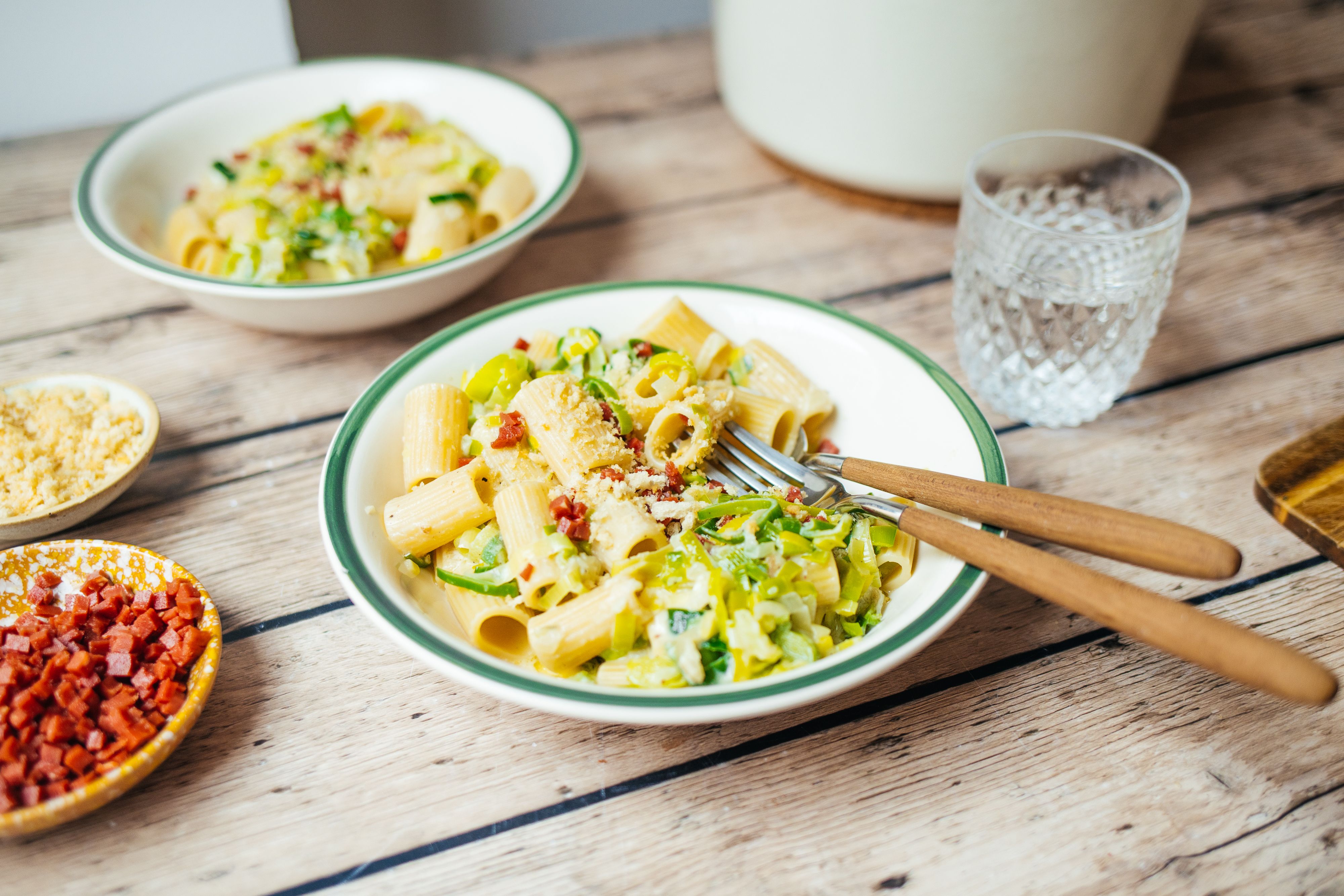 R943 Karamellisierte Lauch-Pasta