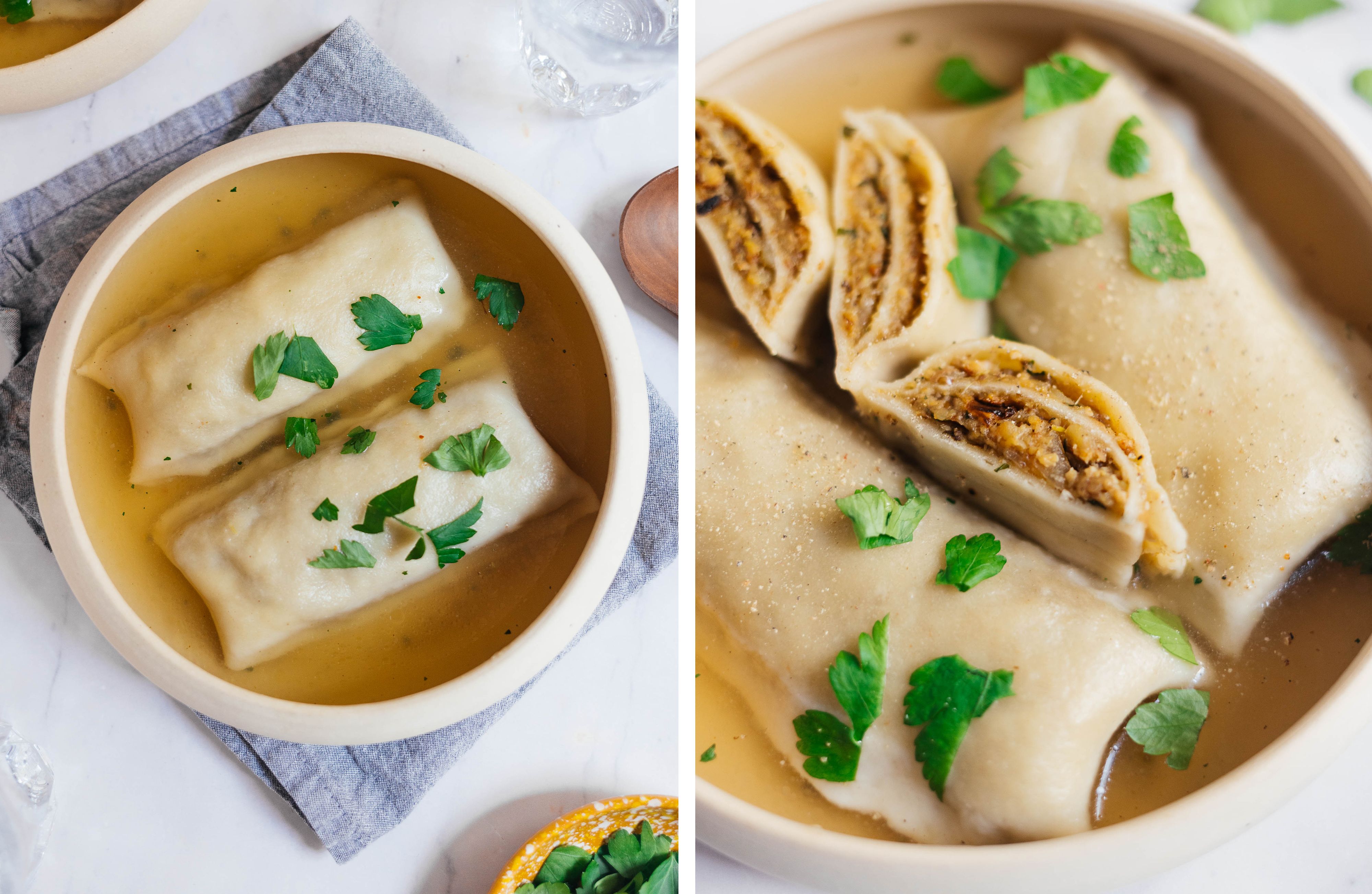 R226 Vegane Maultaschen mit Gemüsefüllung
