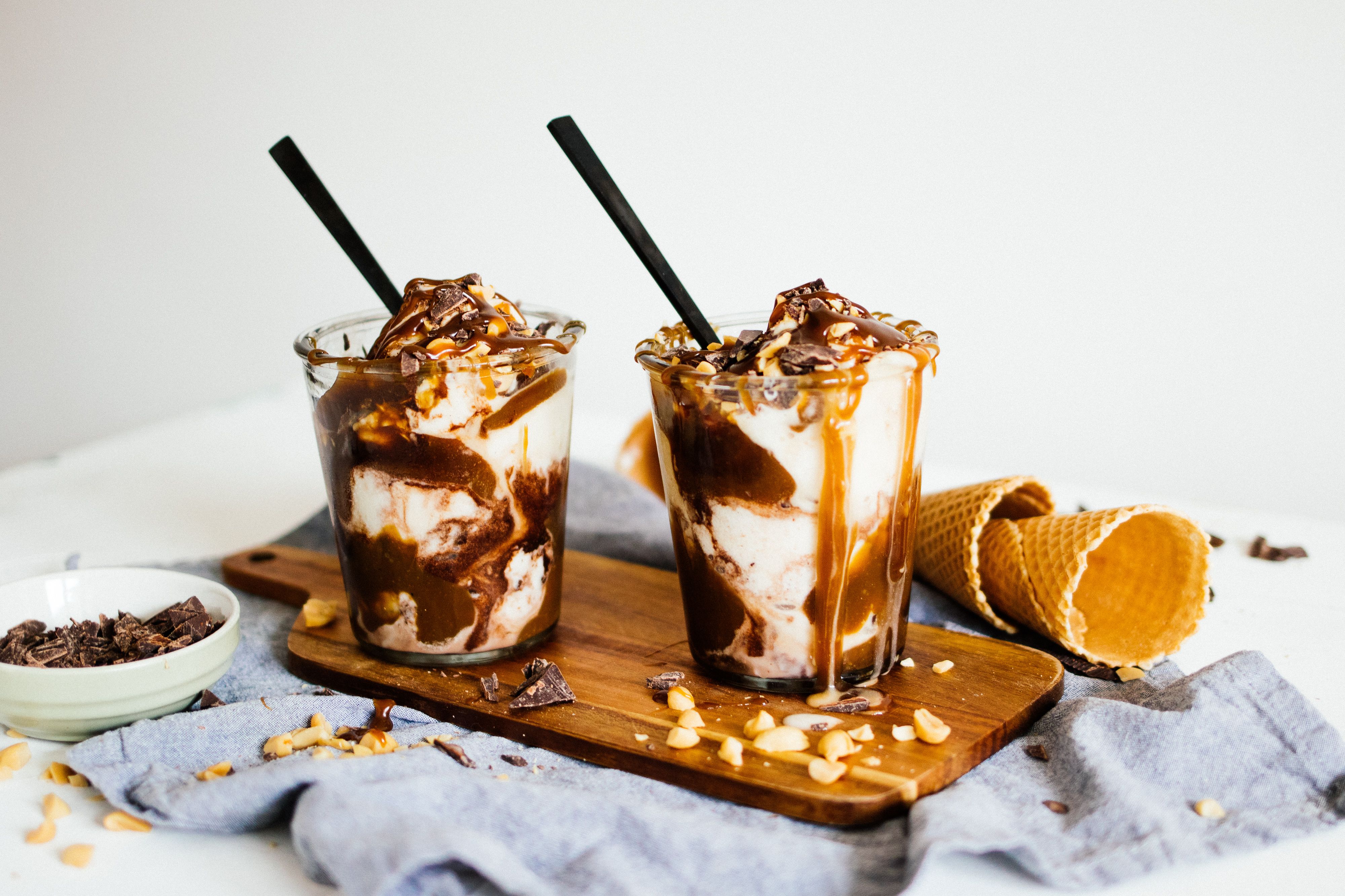 Vegan Salted Caramel Sundae