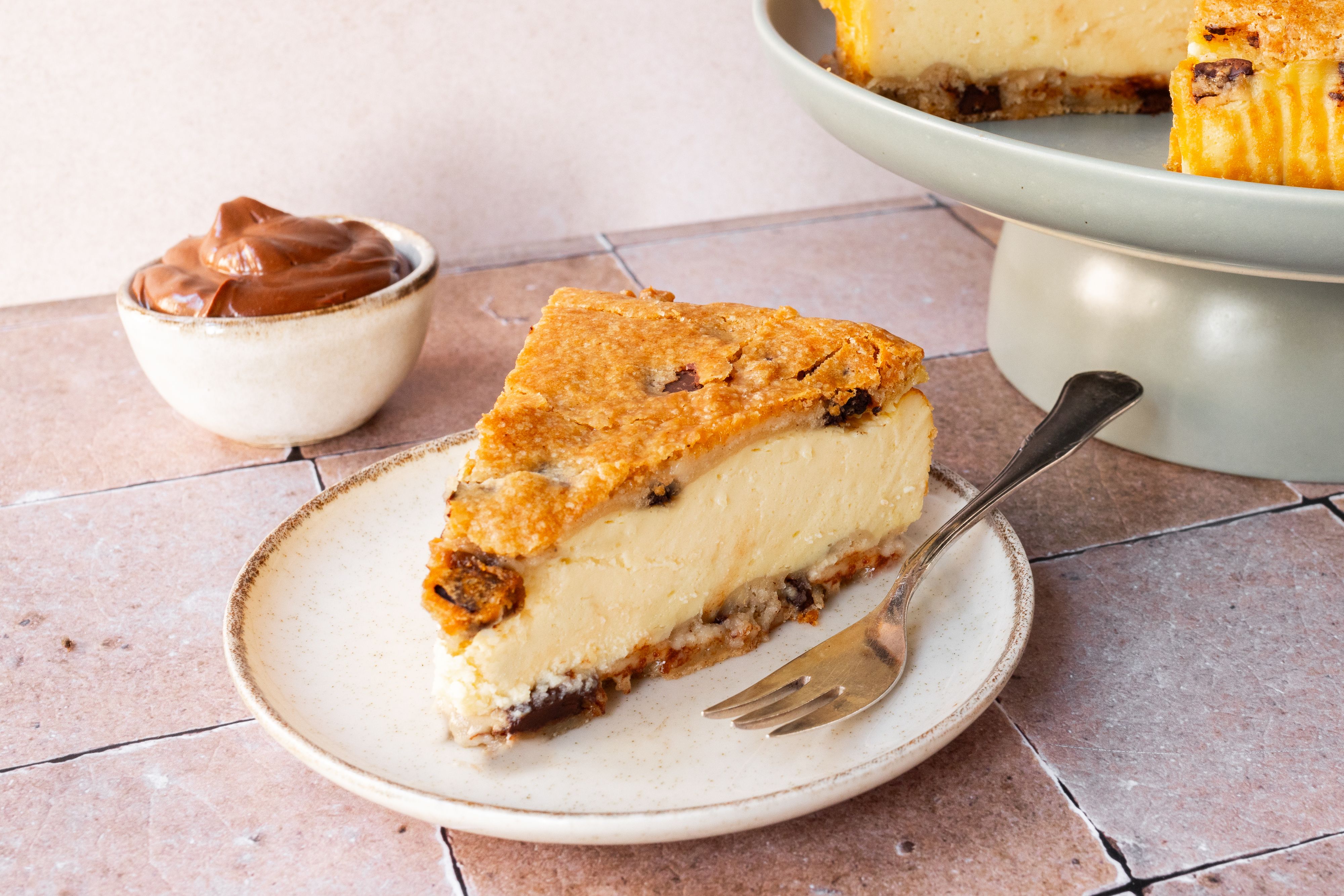 Vegan Cookie Dough Cheesecake