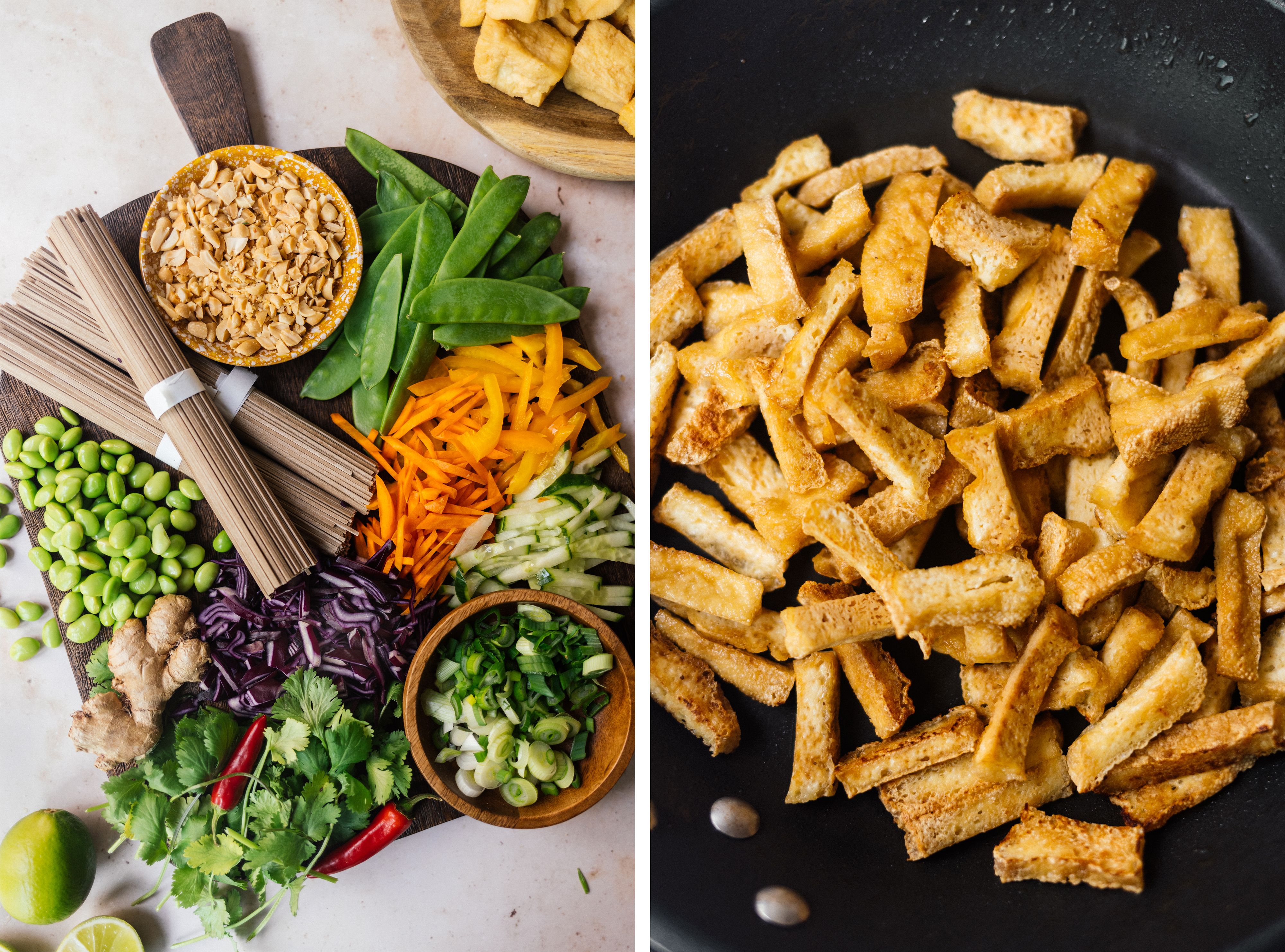 R826 Veganer Soba-Sommerrollen-Salat