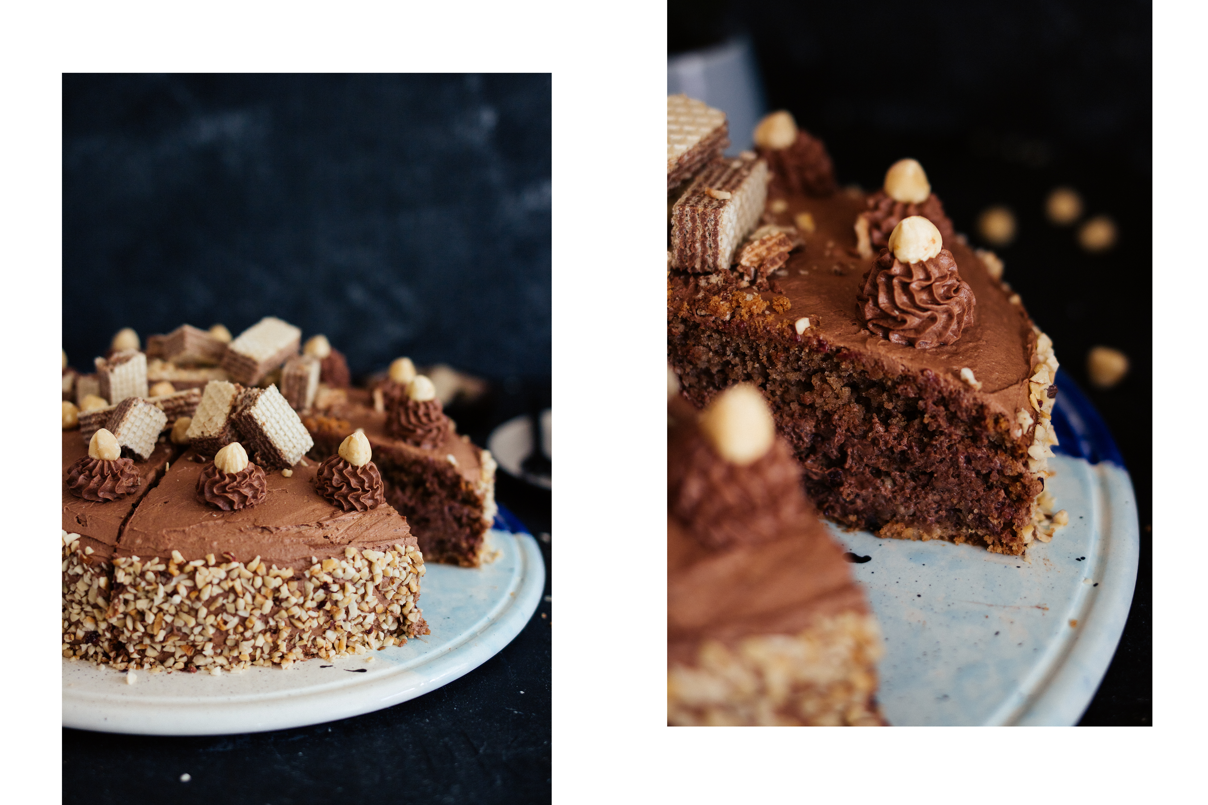 R541 Vegan Wholegrain Hazelnut Cake