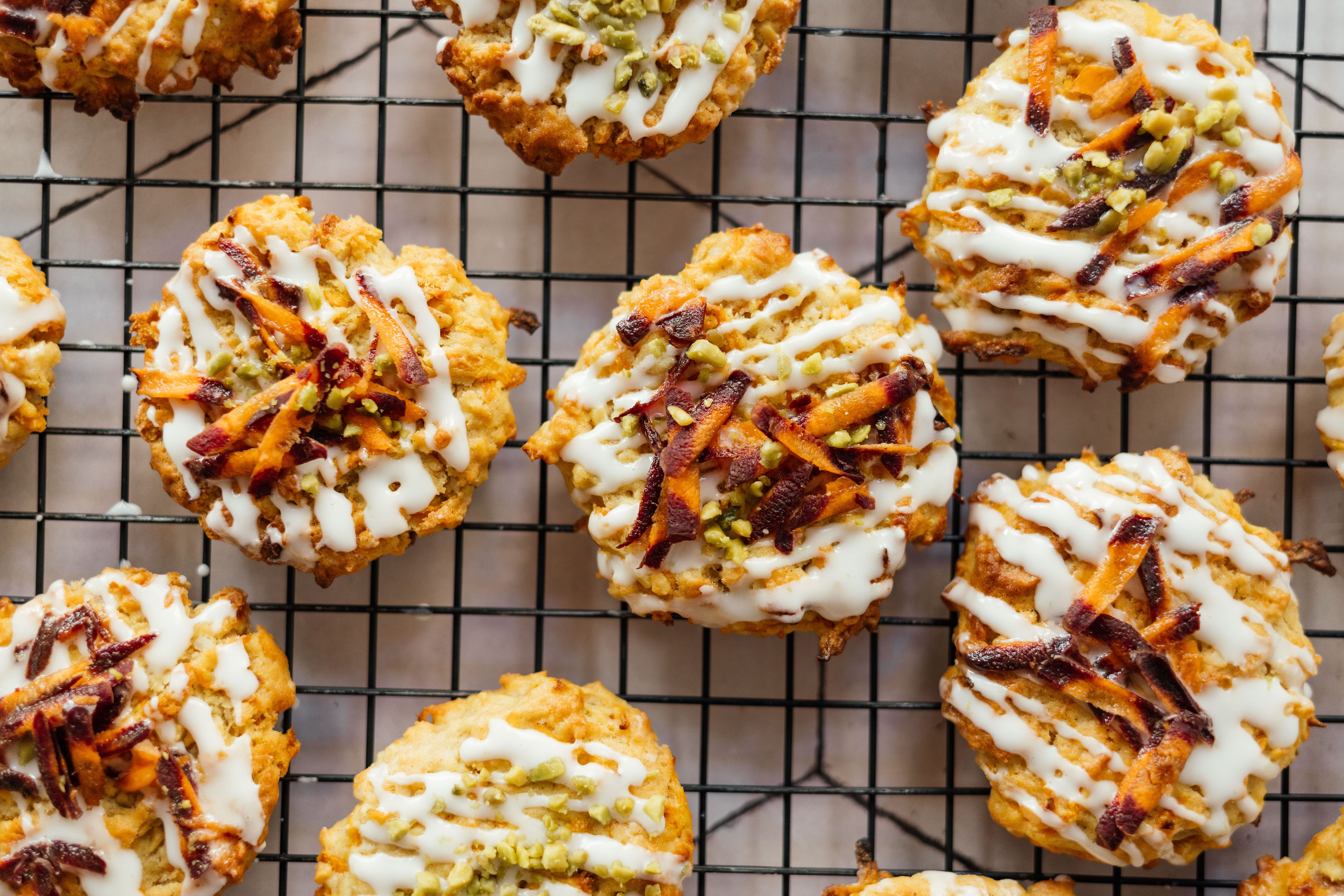 Vegan Carrot Cake Cookies