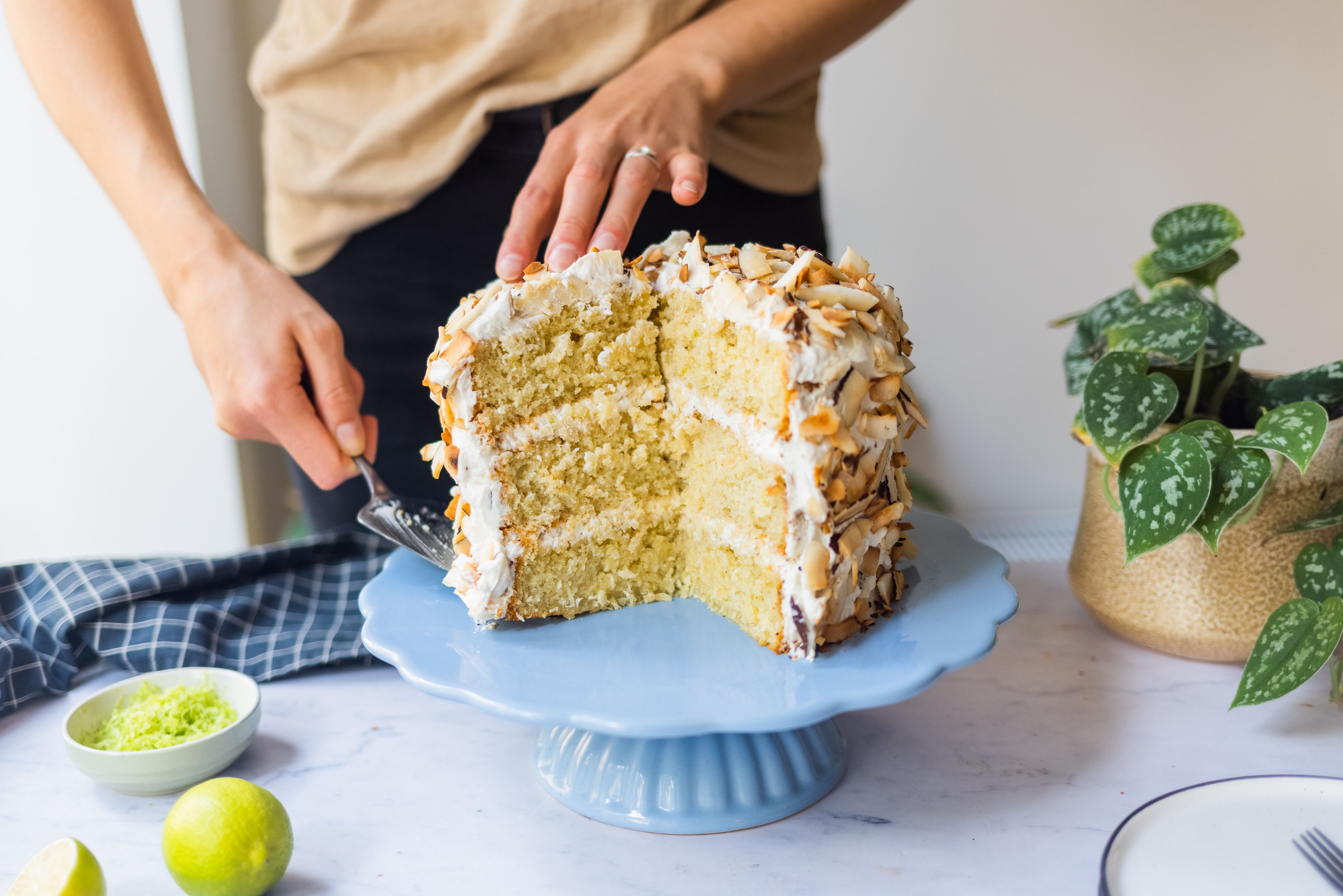 Vegan Coconut Lime Cake