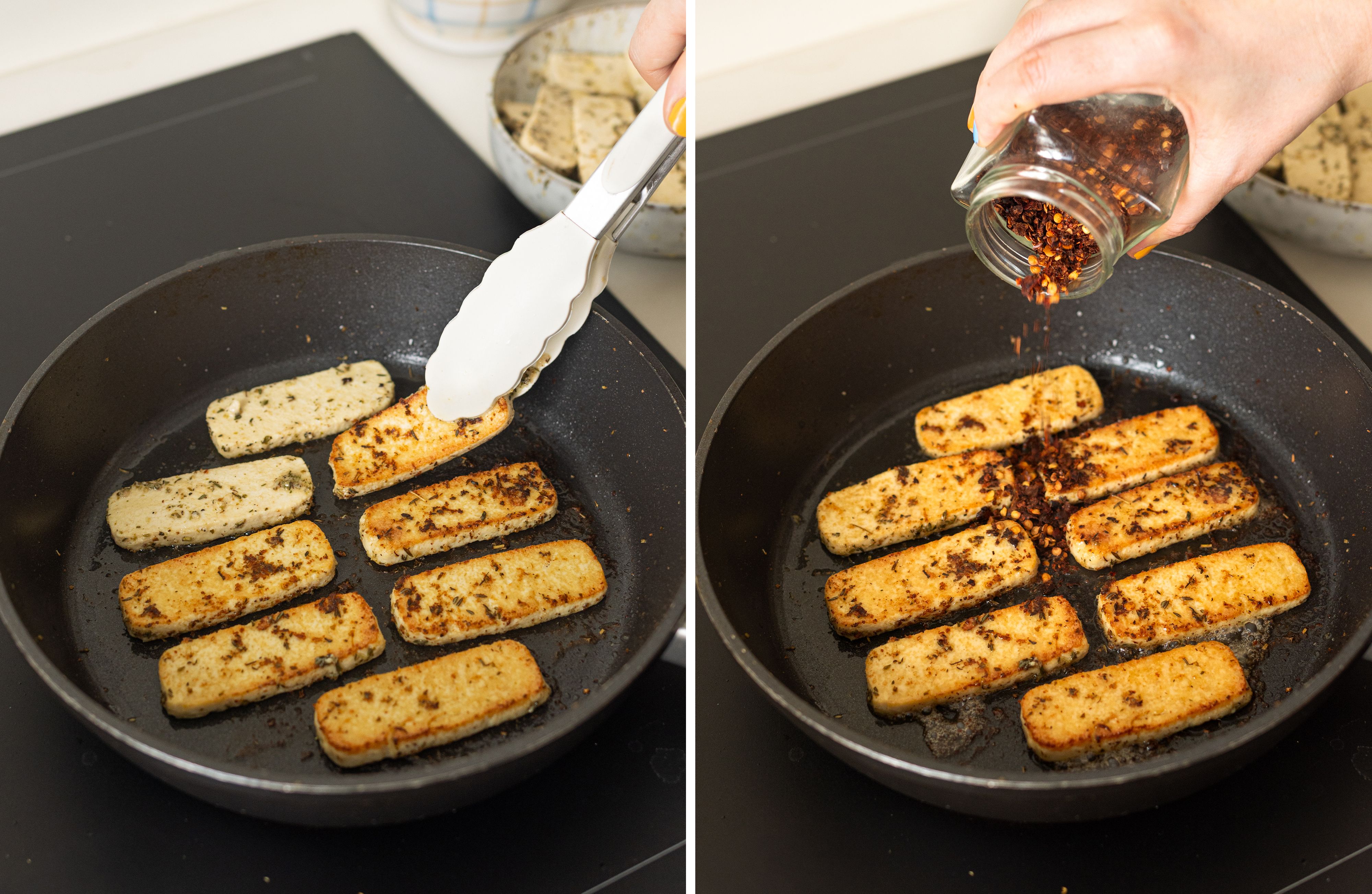 R1042 - Vegan Halloumi Toasts