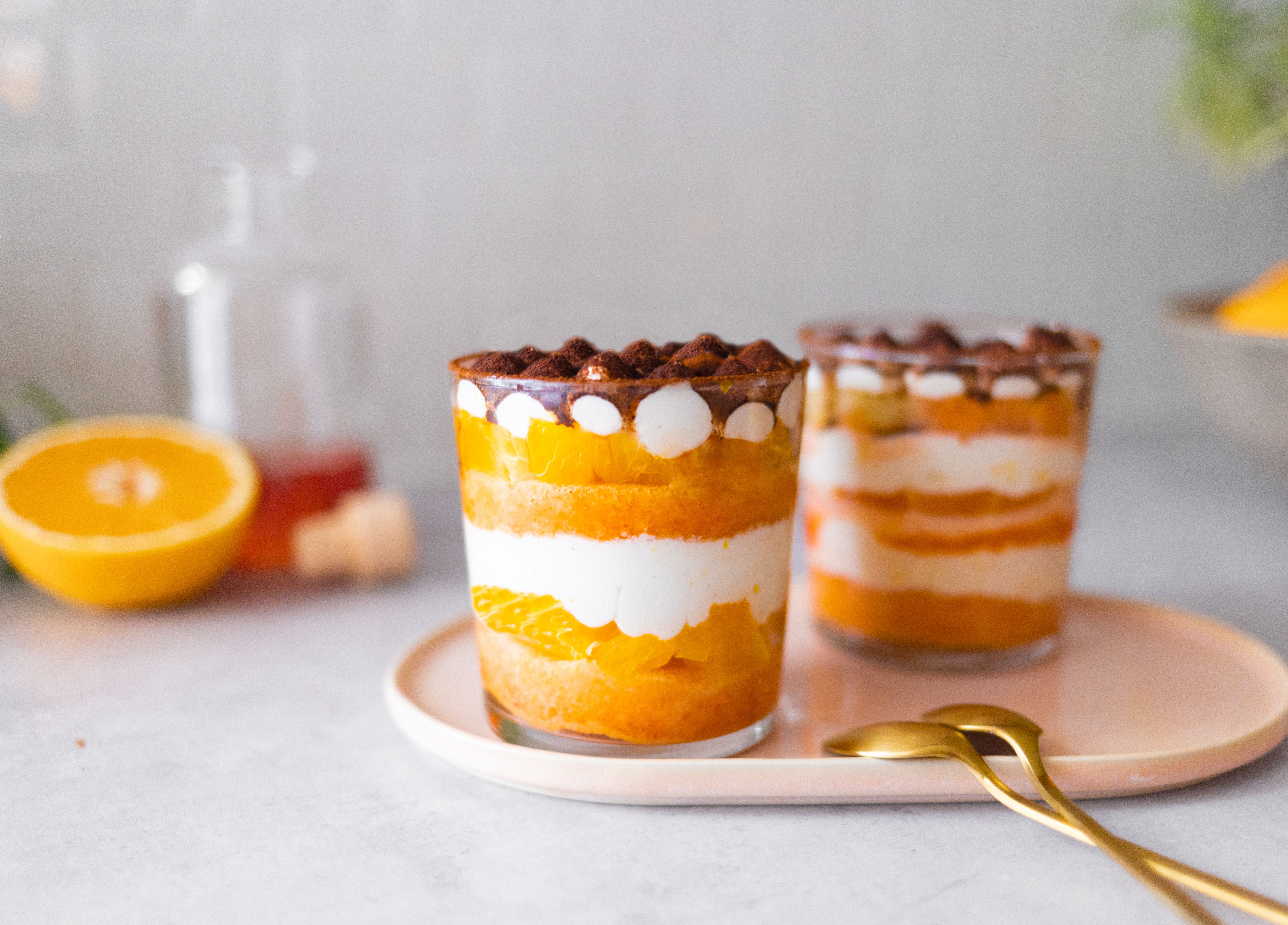 Vegan Tiramisu with Bitter Orange 